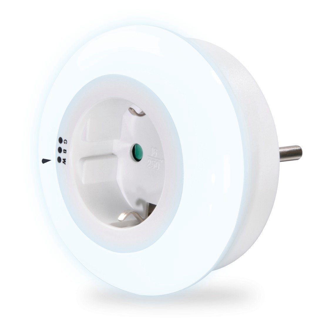 Hama Led-nachtlampje LED nachtlampje met stekker, lichtsensor, aanrakingbescherming, 3 kleuren