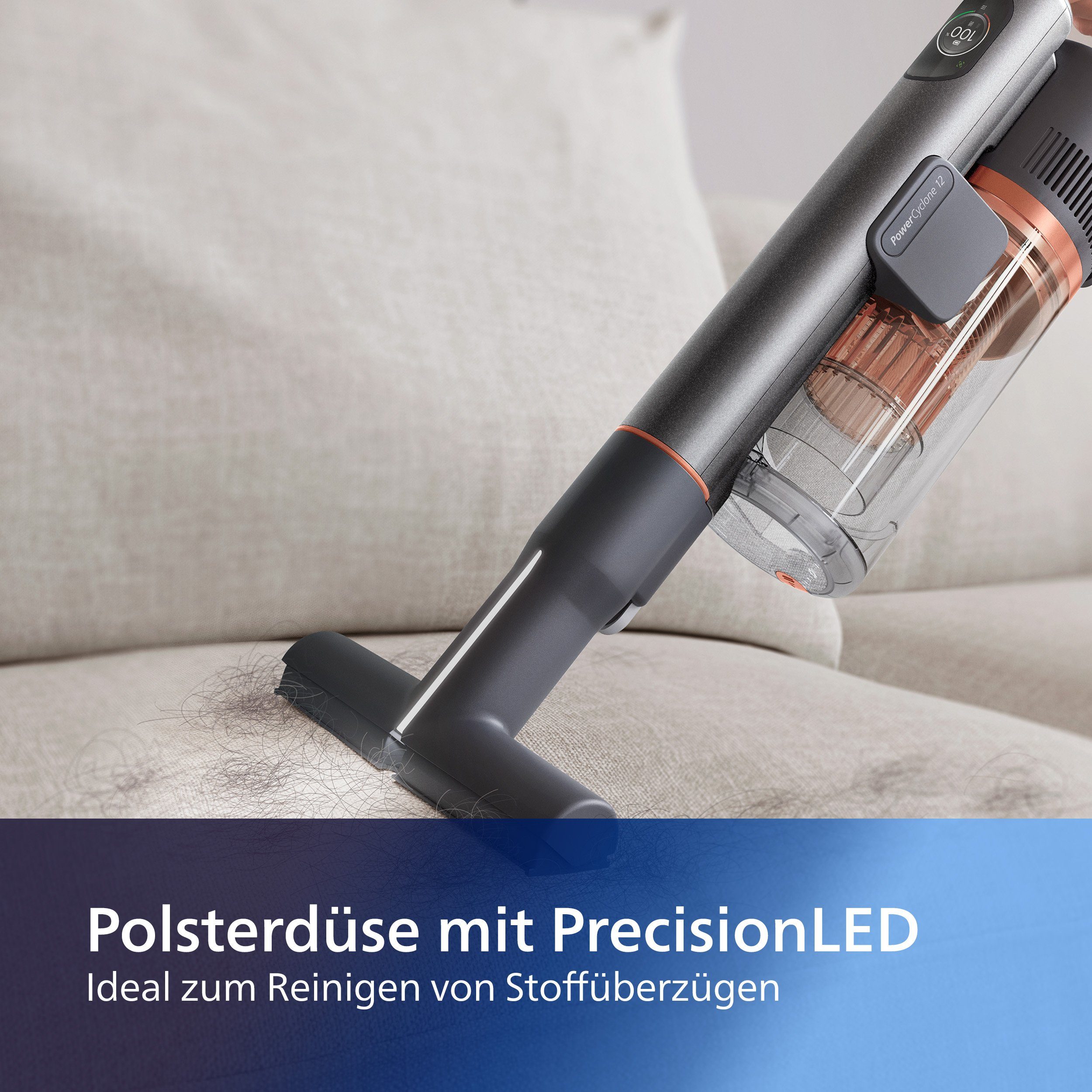 Philips Mondstukset voor stofzuiger XV1685/01 Cordless VC 7000 & 8000 Series De sproeiers zijn voorzien van Precisionled technologie (set, 4-delig)