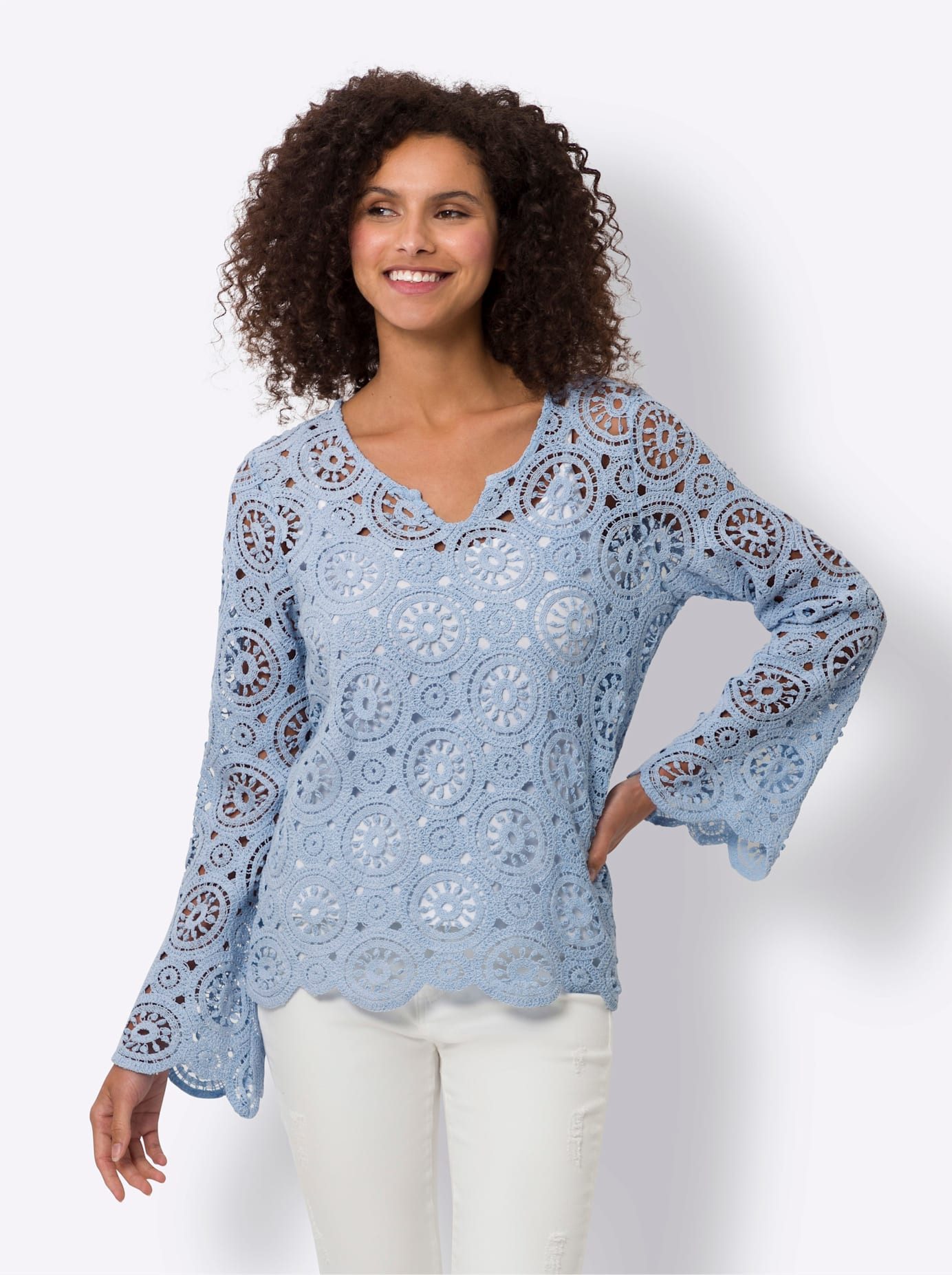 heine Kanten Shirt (1-delig)
