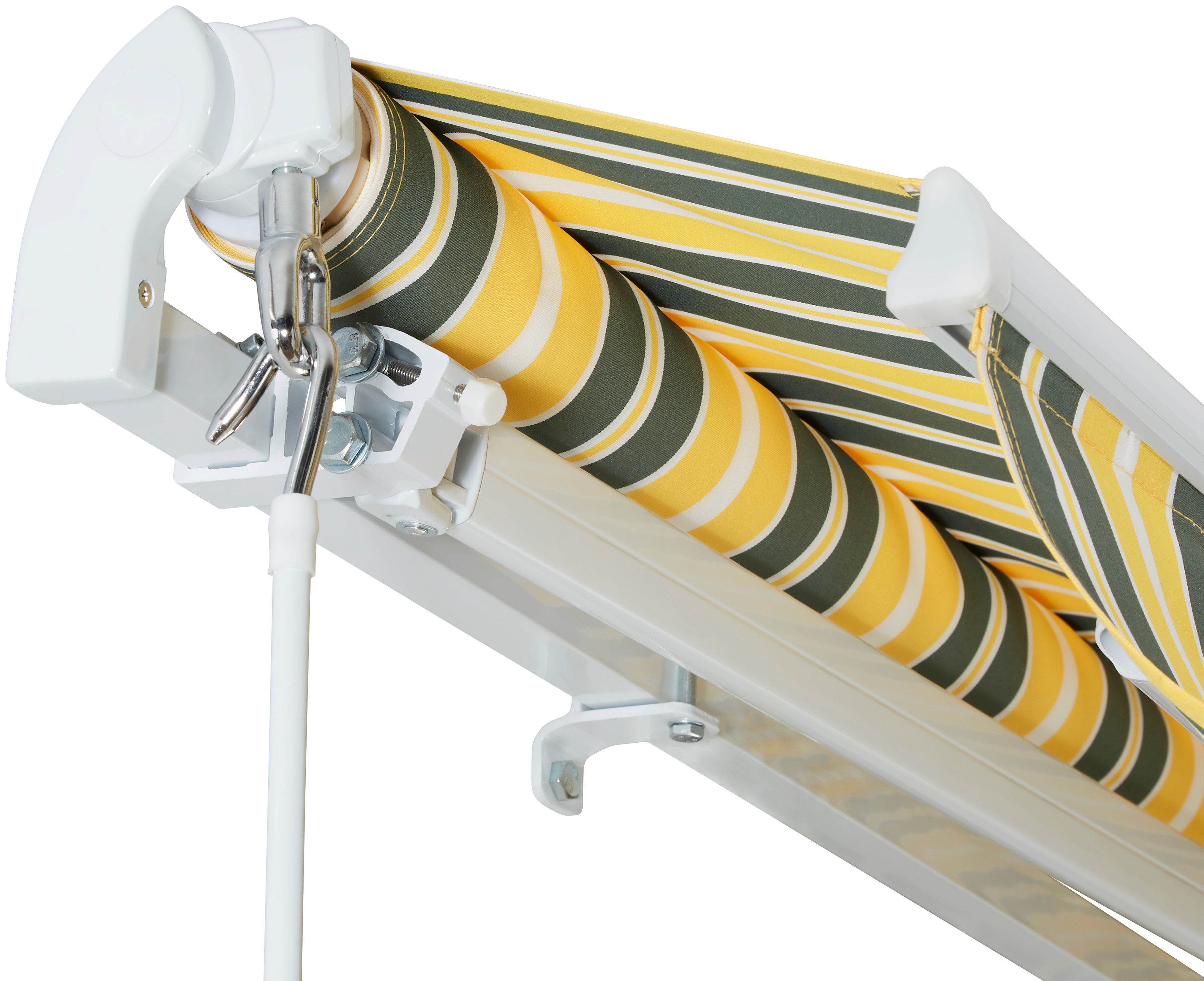 KONIFERA Zonnescherm met knikarm Breedte/uitval: 250 x 200 cm, hellingshoek verstelbaar
