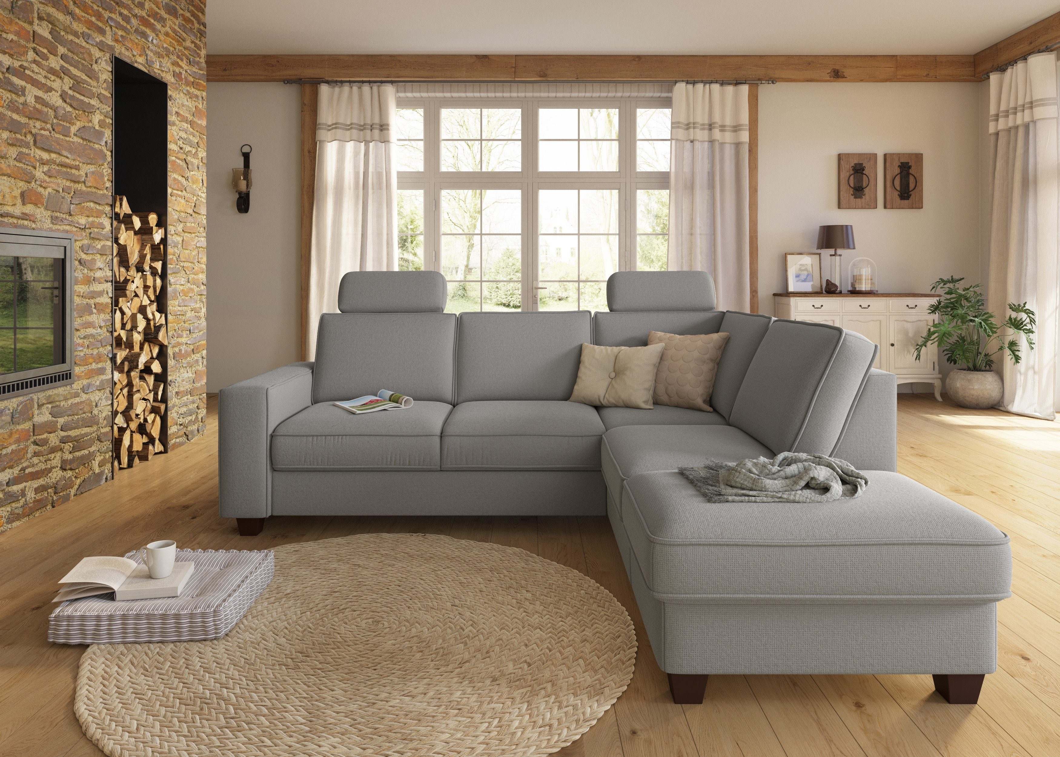 Home affaire Hoofdsteun County set van 2, passend bij de "county"-serie (set, 2 stuks)