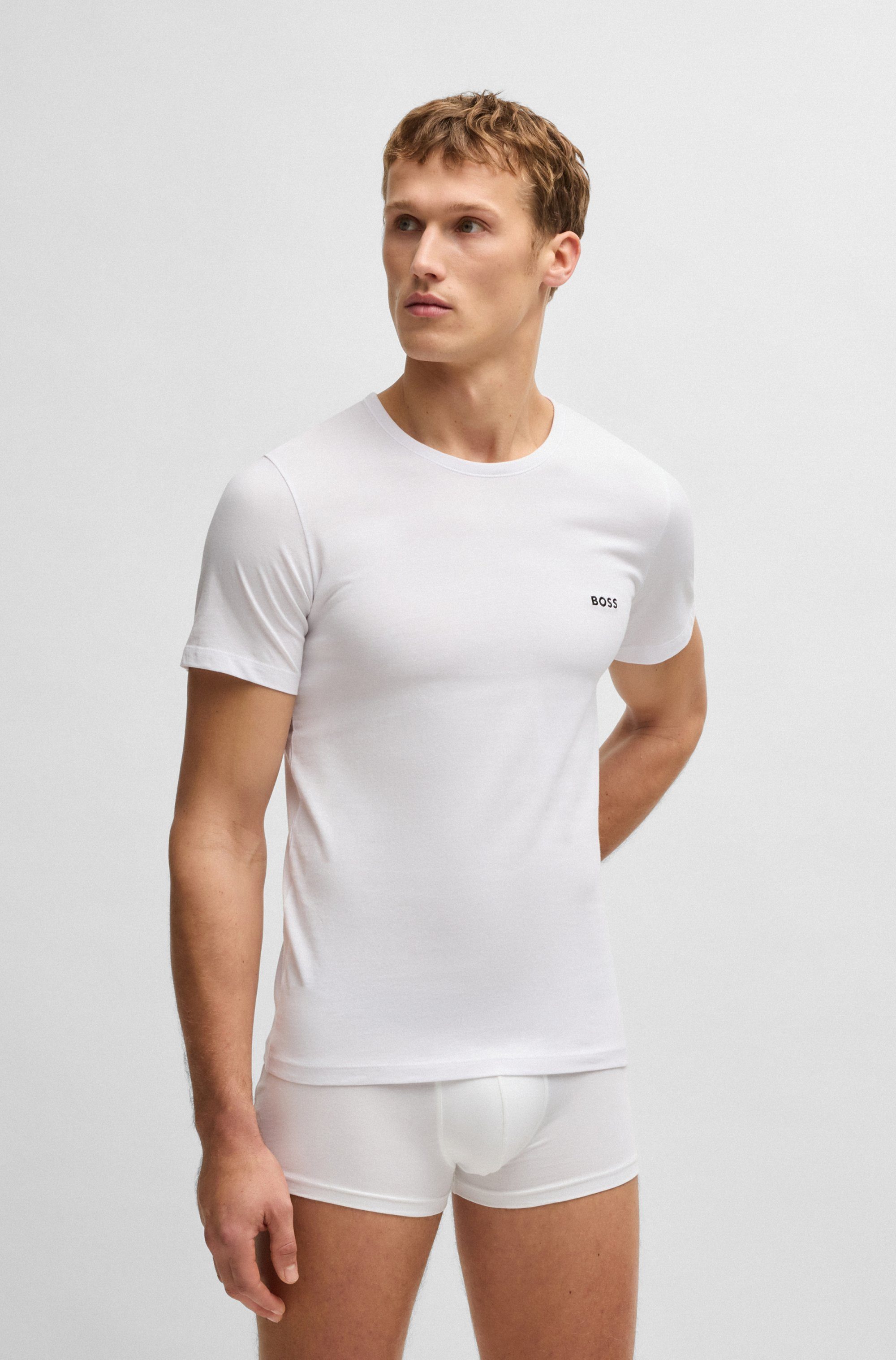 BOSS T-shirt TShirtRN 3P Classic (3-delig)