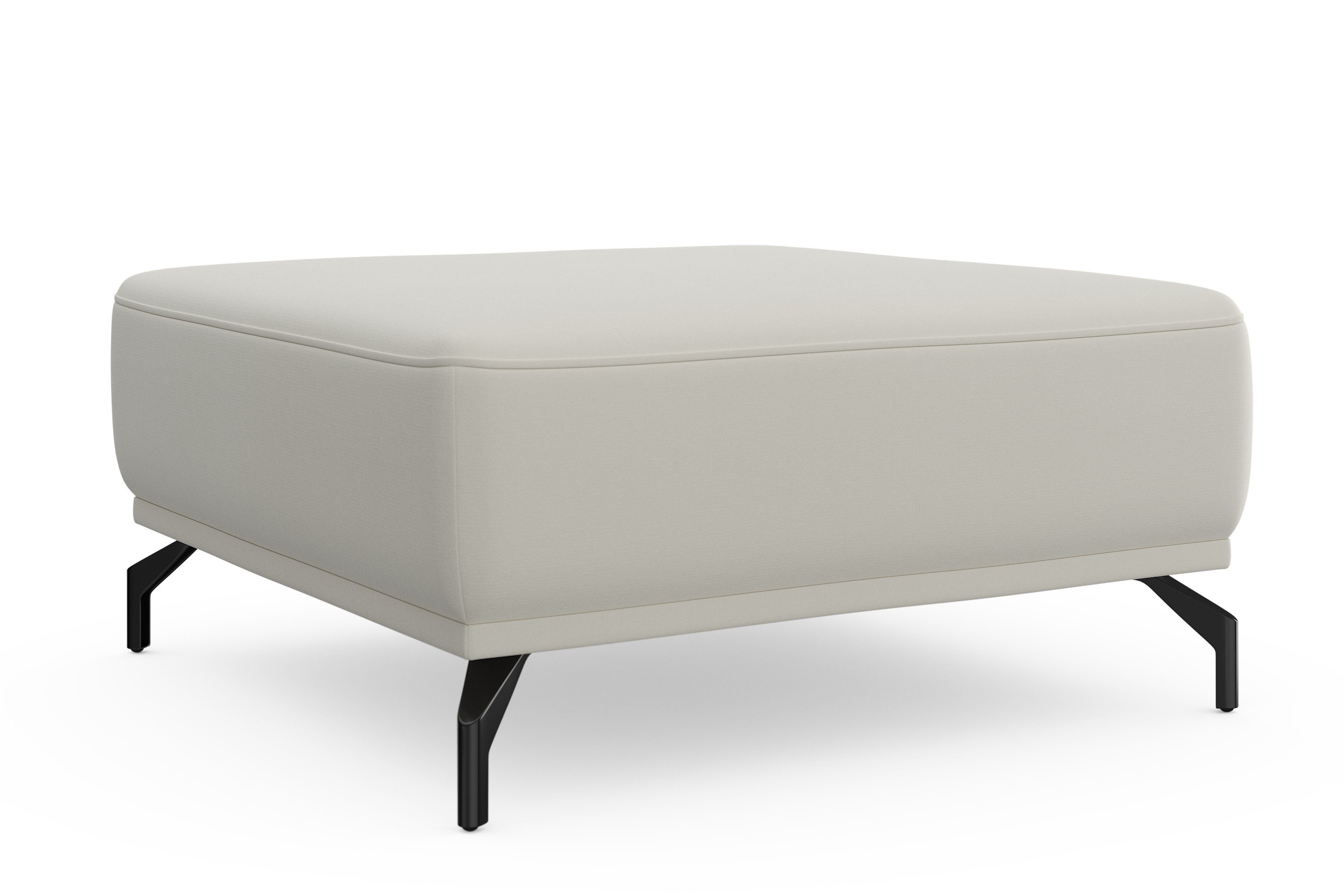 sit&more Hocker Bailando met binnenvering en zwarte, matte metalen poten