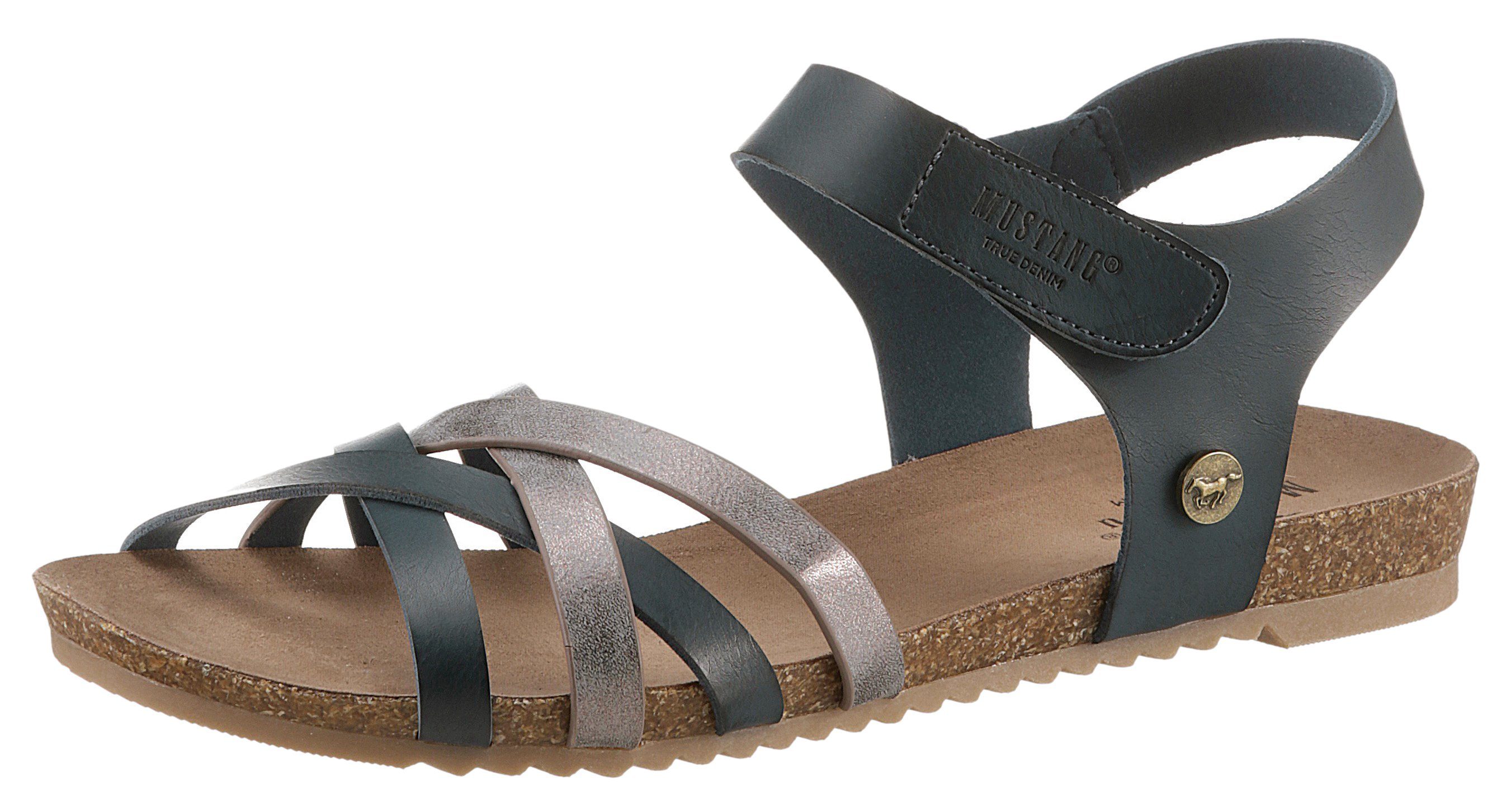 Mustang Shoes Sandalen zomerschoen, sandaal, klittenbandschoen, met klittenbandjes