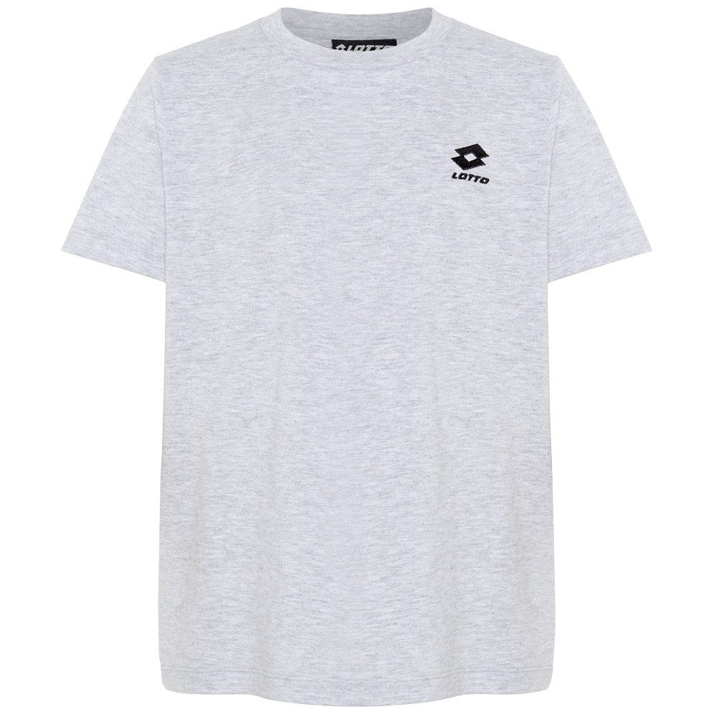 lotto T-shirt met klein logoborduursel jongens shirts maat 170/176 grijs