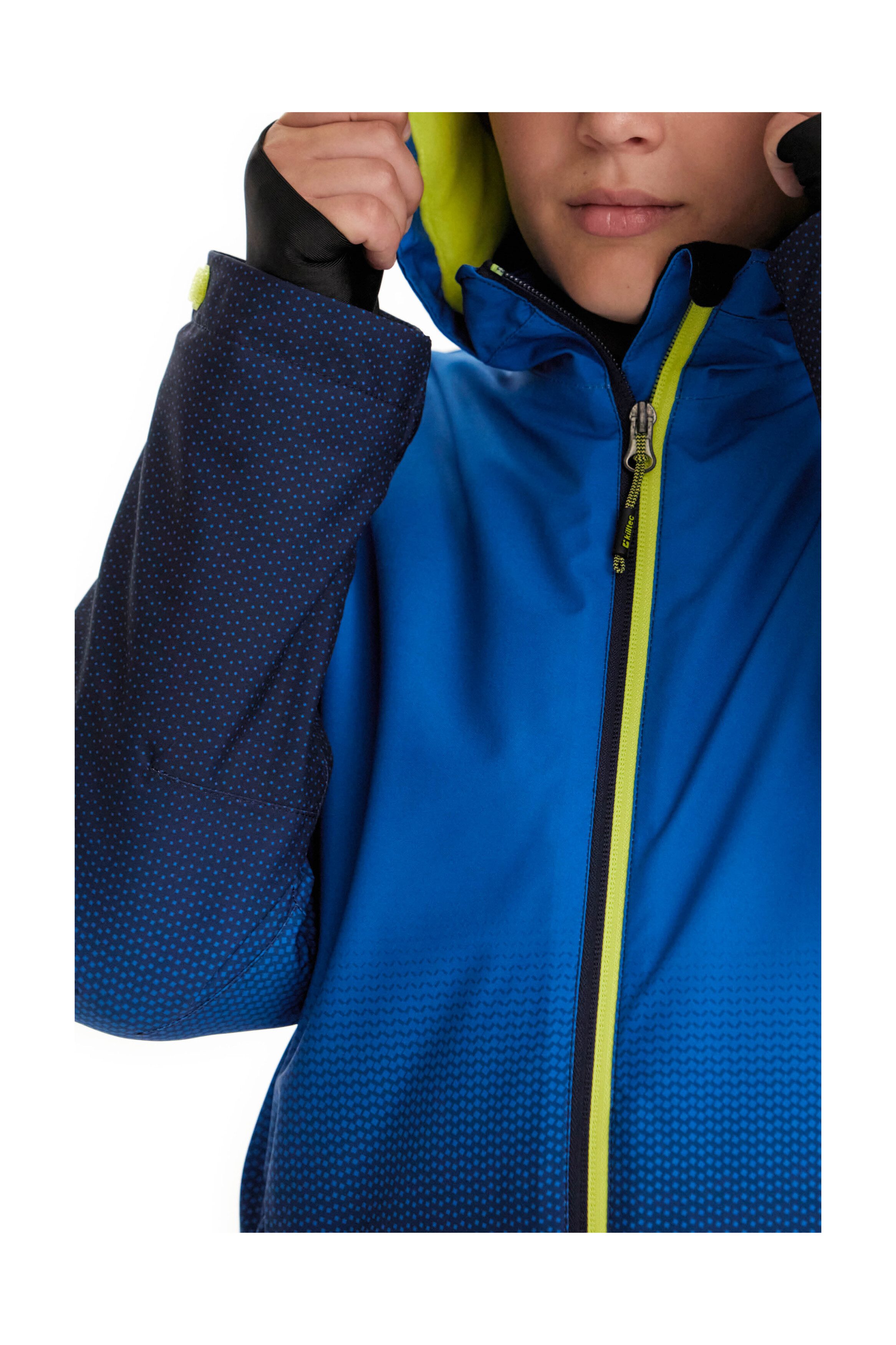 Killtec Outdoorjack Lynge BYS JCKT E Waterdichte functionele jas met sneeuwvanger en cool ontwerp