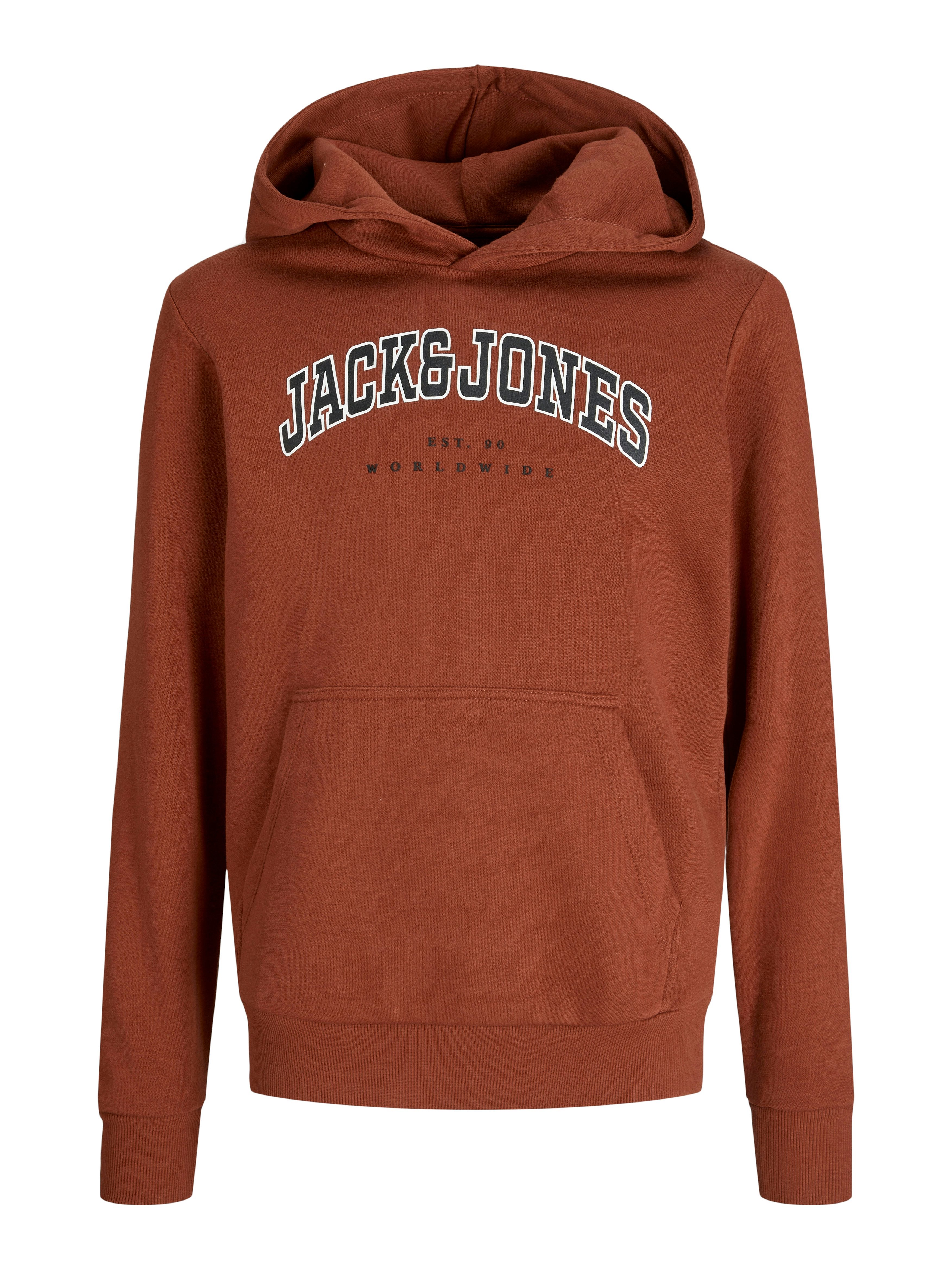 Jack & Jones Junior Hoodie JJECALEB VARSITY SWEAT HOOD NOOS JNR