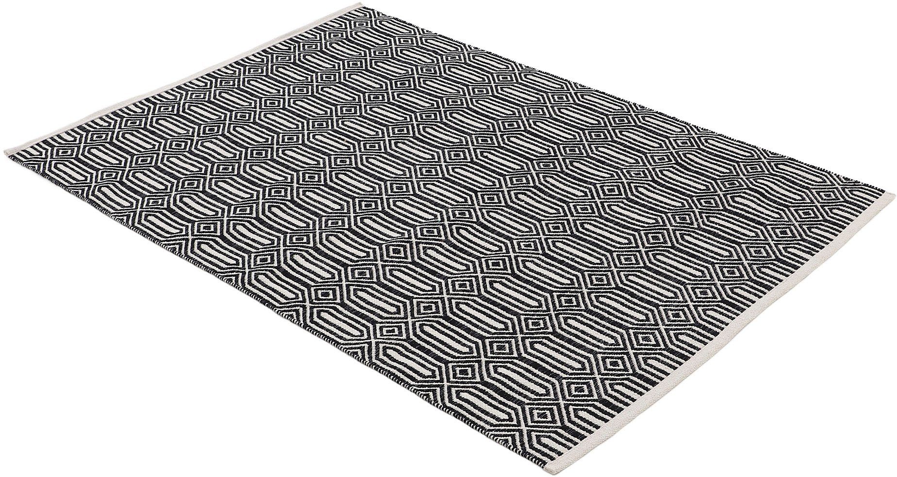 carpetfine Vloerkleed Kelim Oregan Tweezijdig te gebruiken kleed van puur katoen, woonkamer