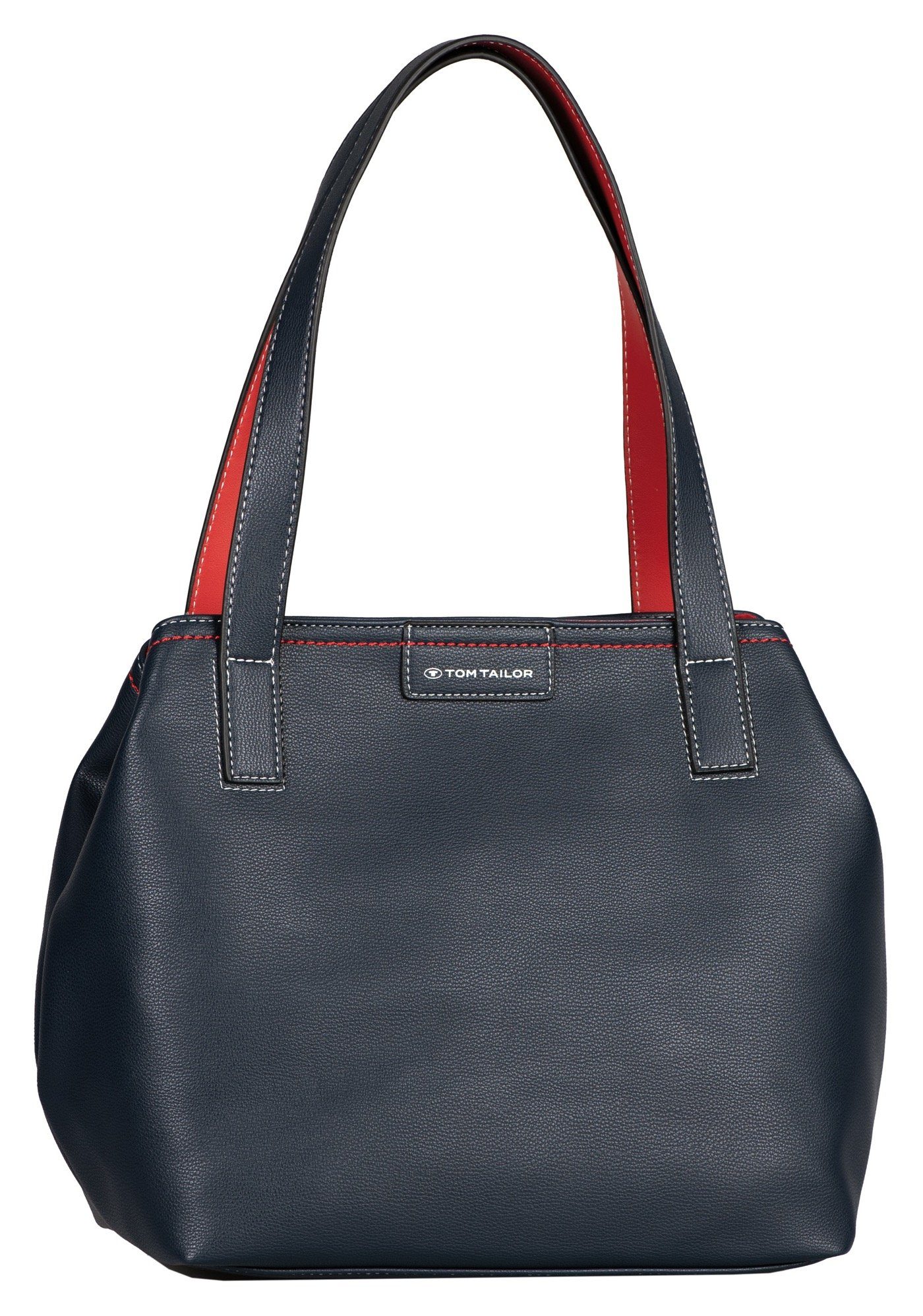 Tom Tailor Shopper Miri mare maritieme stijl met contrasterende naden en doordachte kleuraccenten