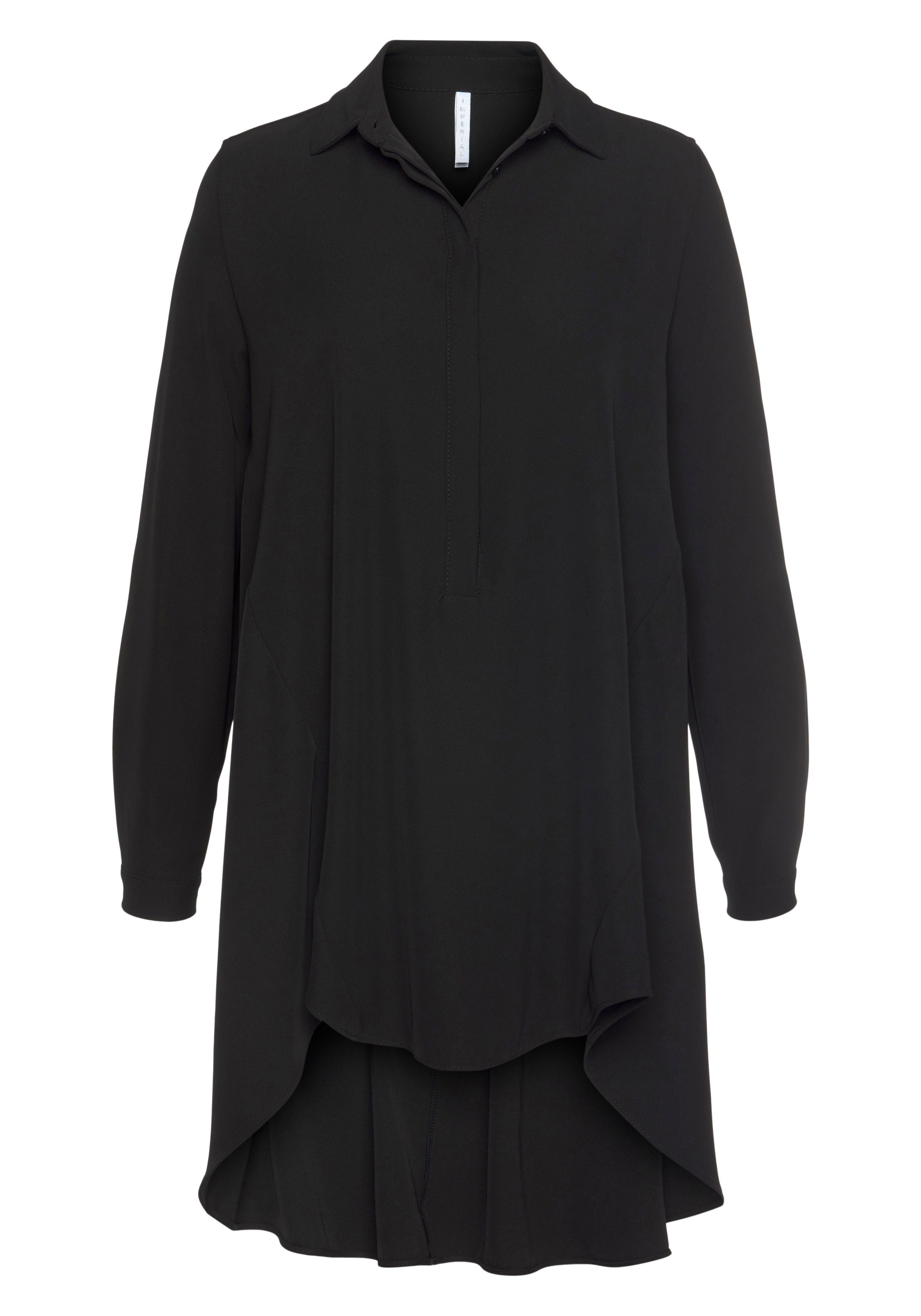 IMPERIAL Klassieke blouse IMP-C ED3BEW soepele voor kort, achter lang-blouse