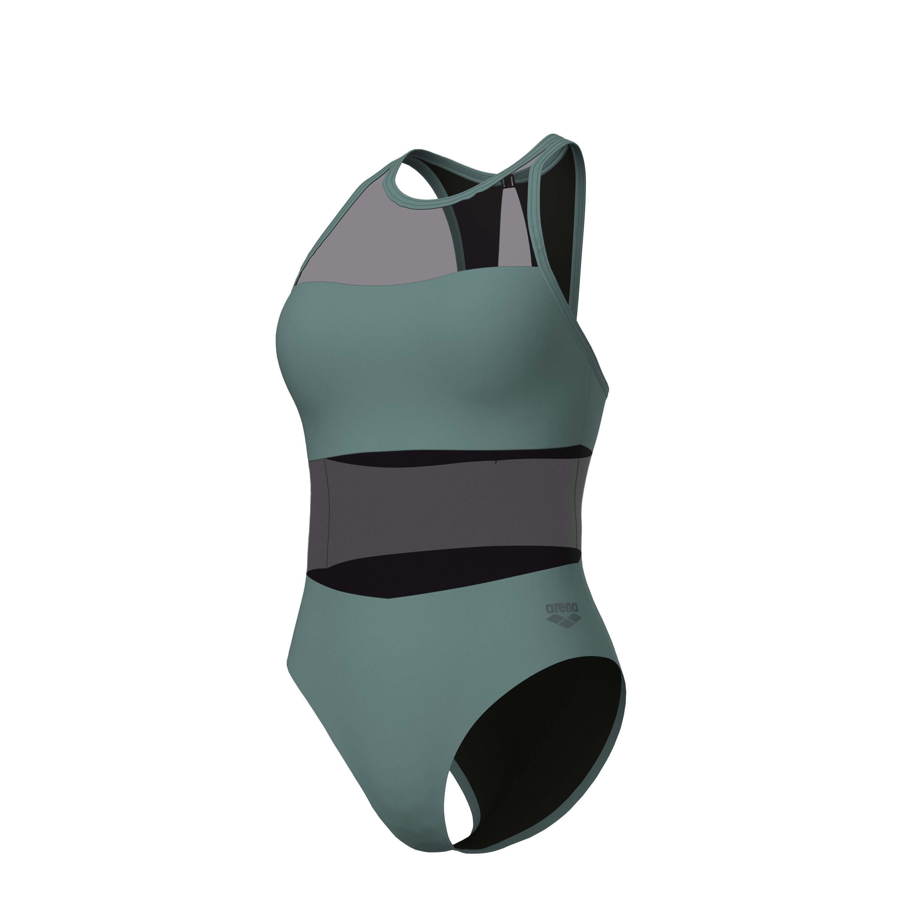 Arena Badpak Arena Feel dames mesh panelen vent back badpak (1 stuk)