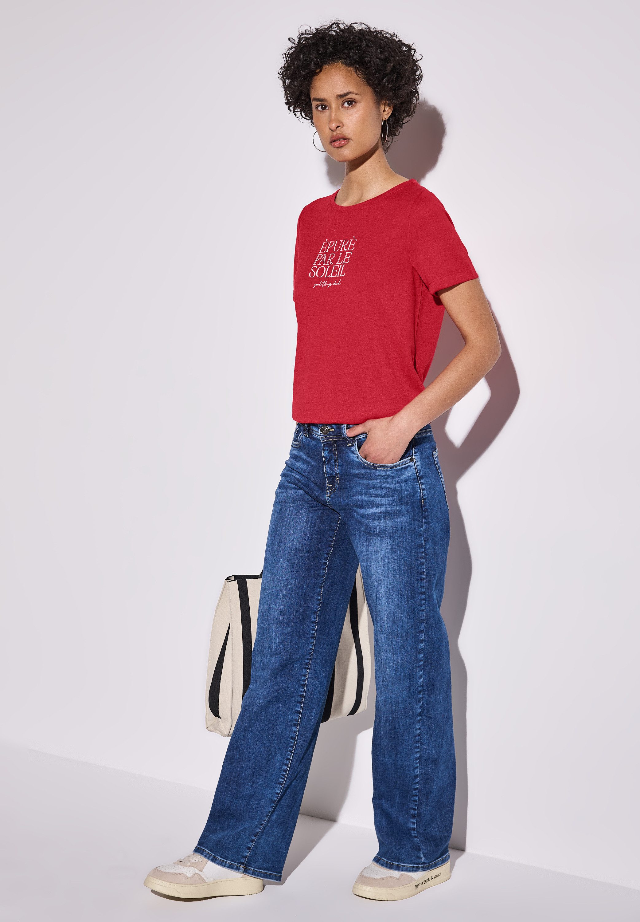 STREET ONE T-shirt met tekst