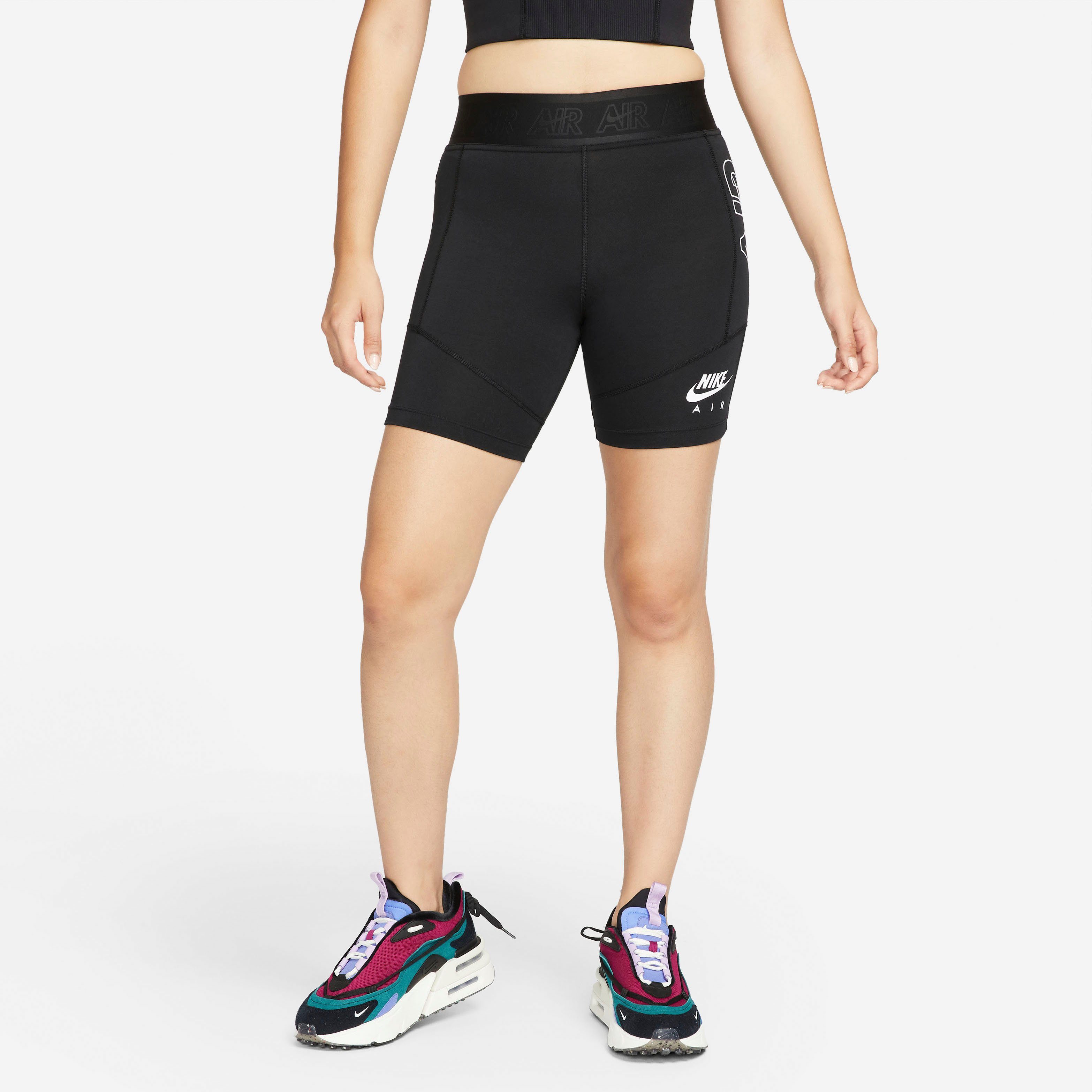 nike air biker shorts plus size