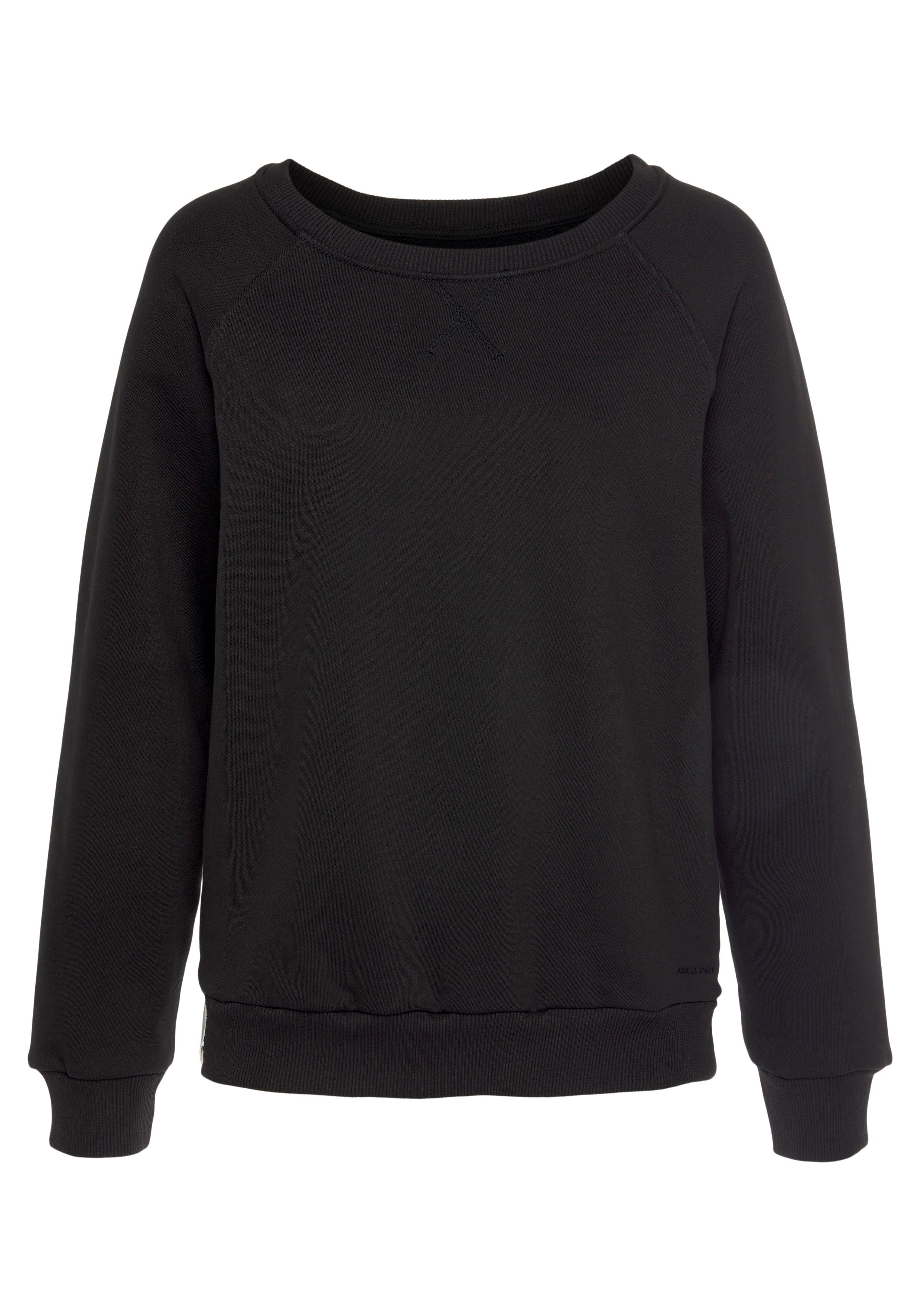 Lascana Sweatshirt Loungeshirt van biologische katoen, loungewear