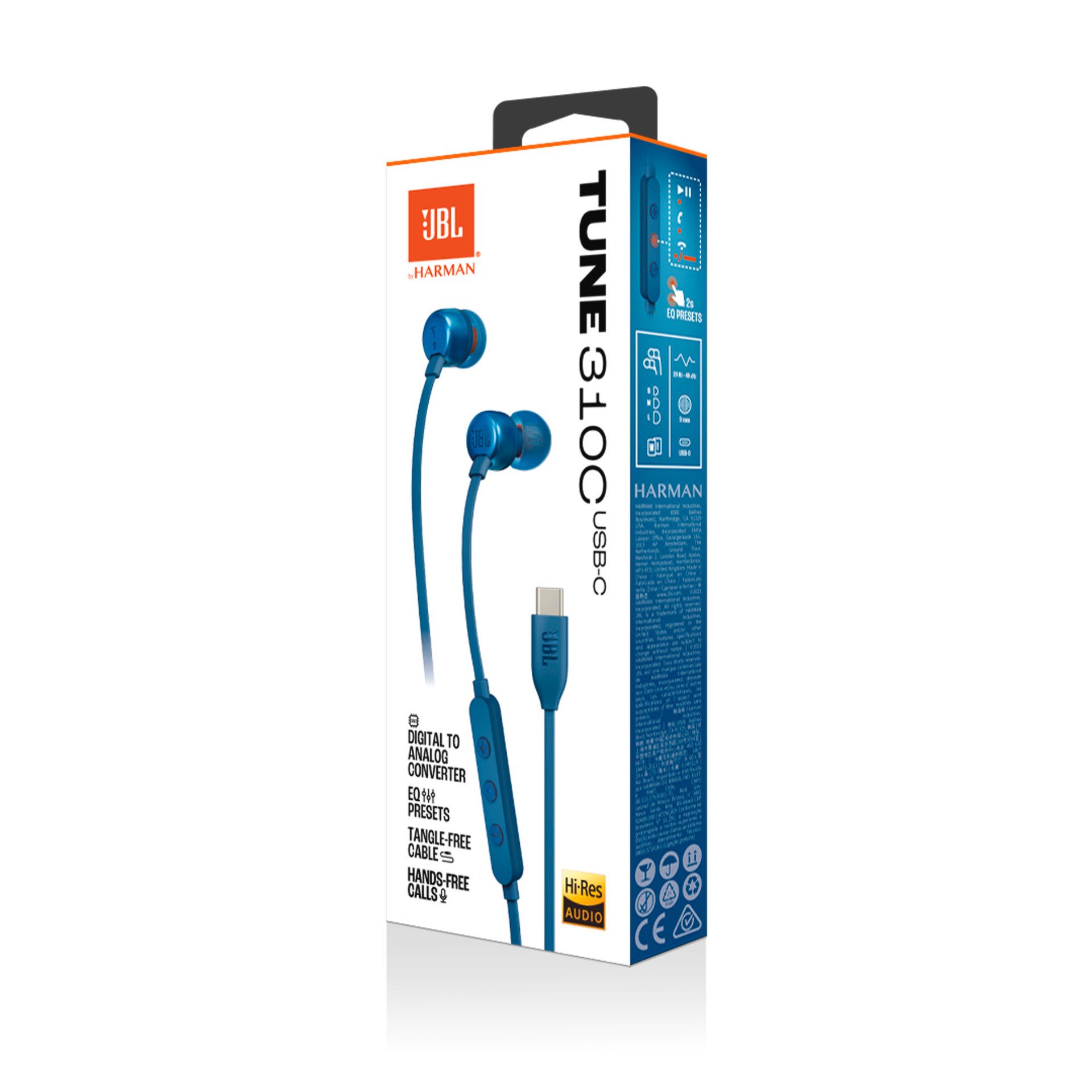 JBL In-ear koptelefoon Tune 310C