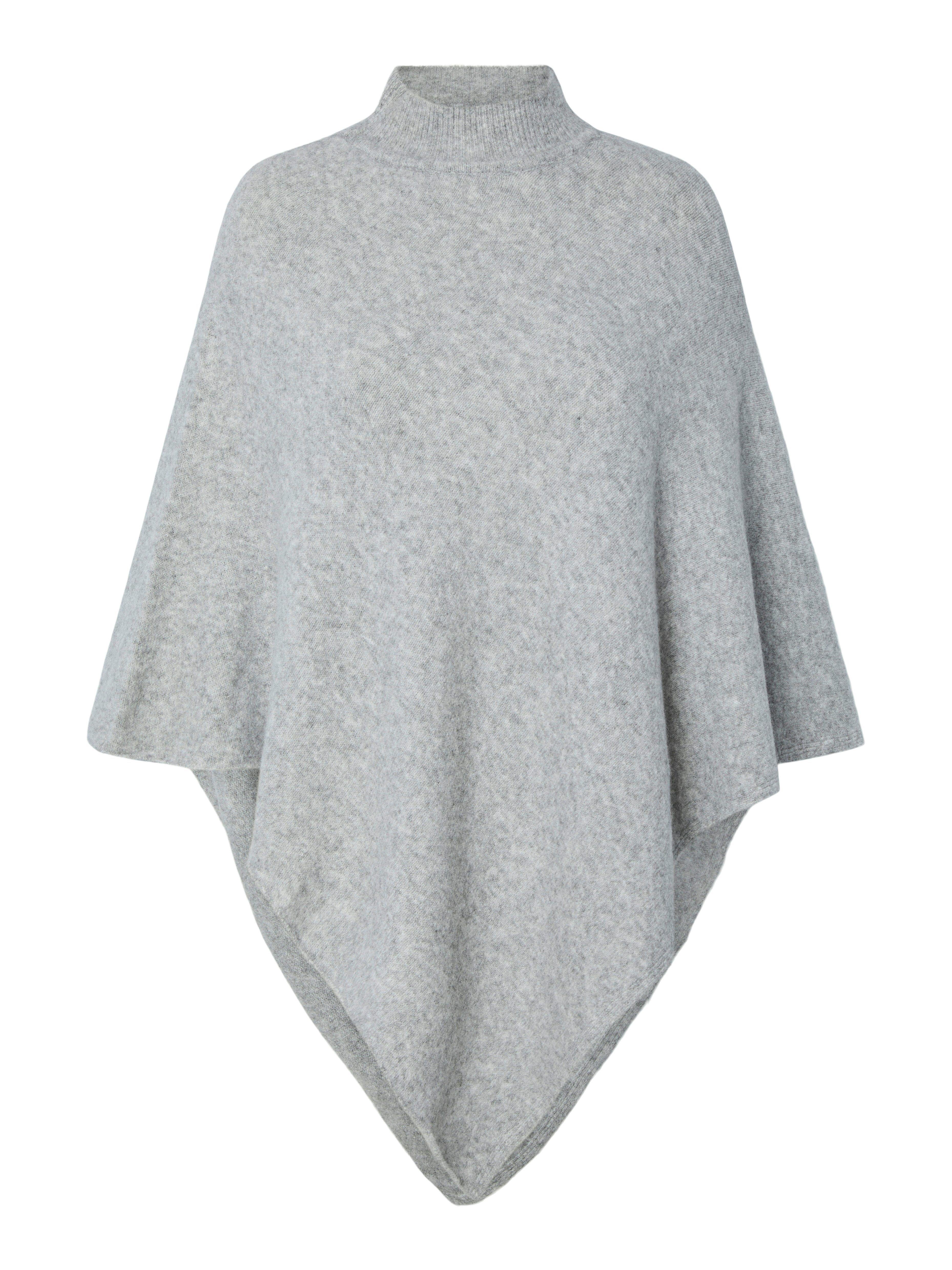 pieces Gebreide poncho PCFORTUNA HIGH NECK PONCHO NOOS BC