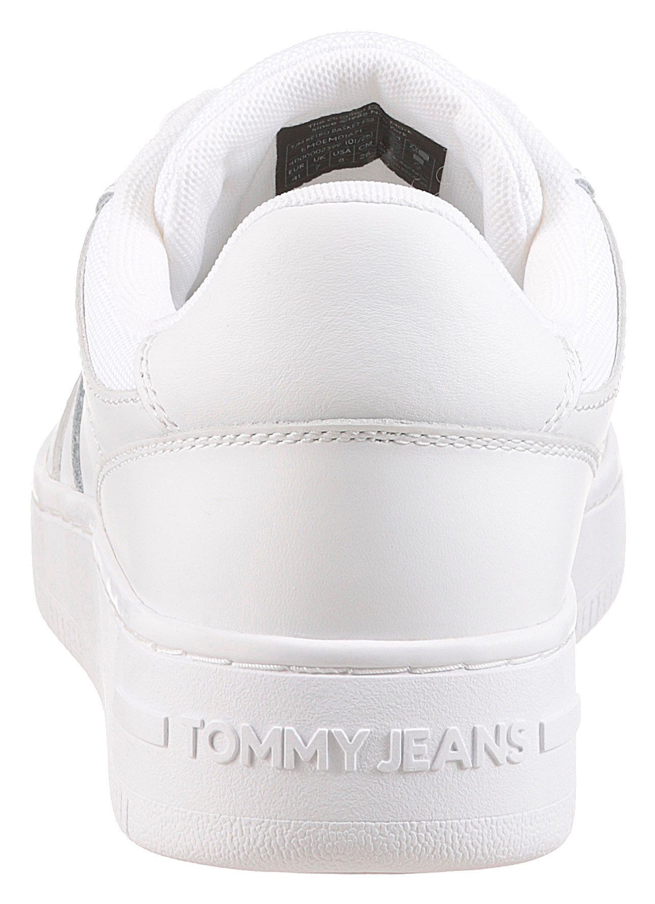 TOMMY JEANS Sneakers TJM RETRO BASKET ESS , vrijetijdsschoen, lage schoen, veterschoen met schachtversteviging