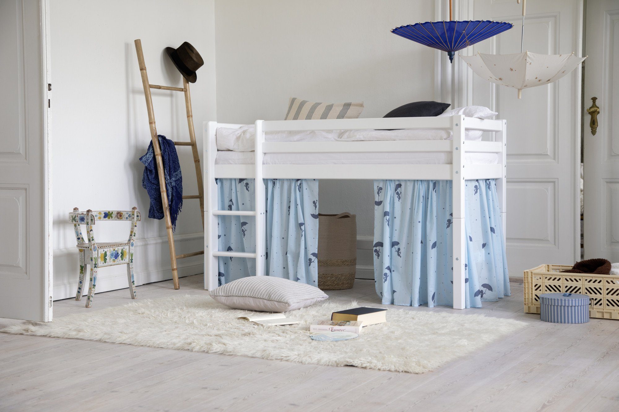 Hoppekids Speelbed Eco Dream Massief hout, naar keuze in 2 afmetingen en 4 kleuren, matras ter keuze