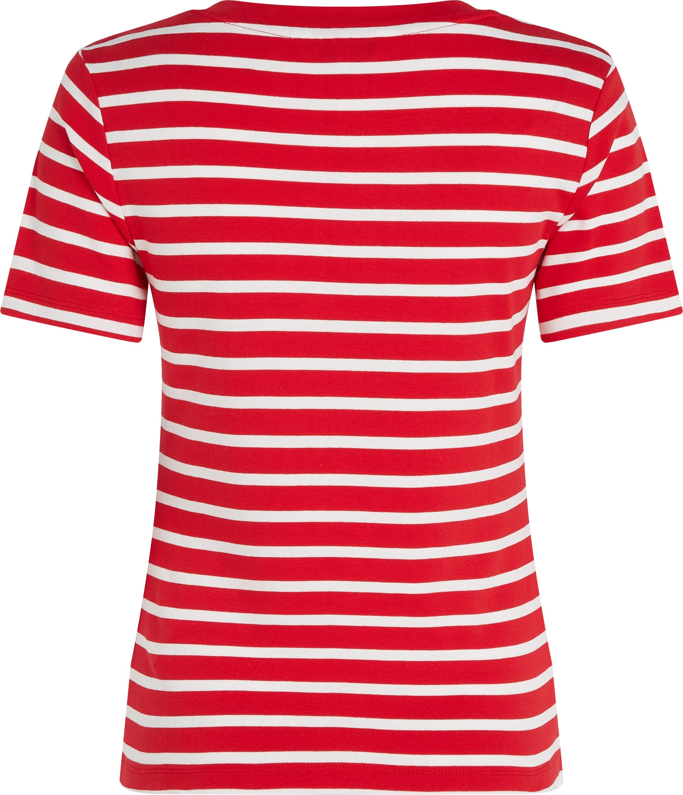 Tommy Hilfiger T-shirt SLIM CODY V-NK SS met geborduurd logo