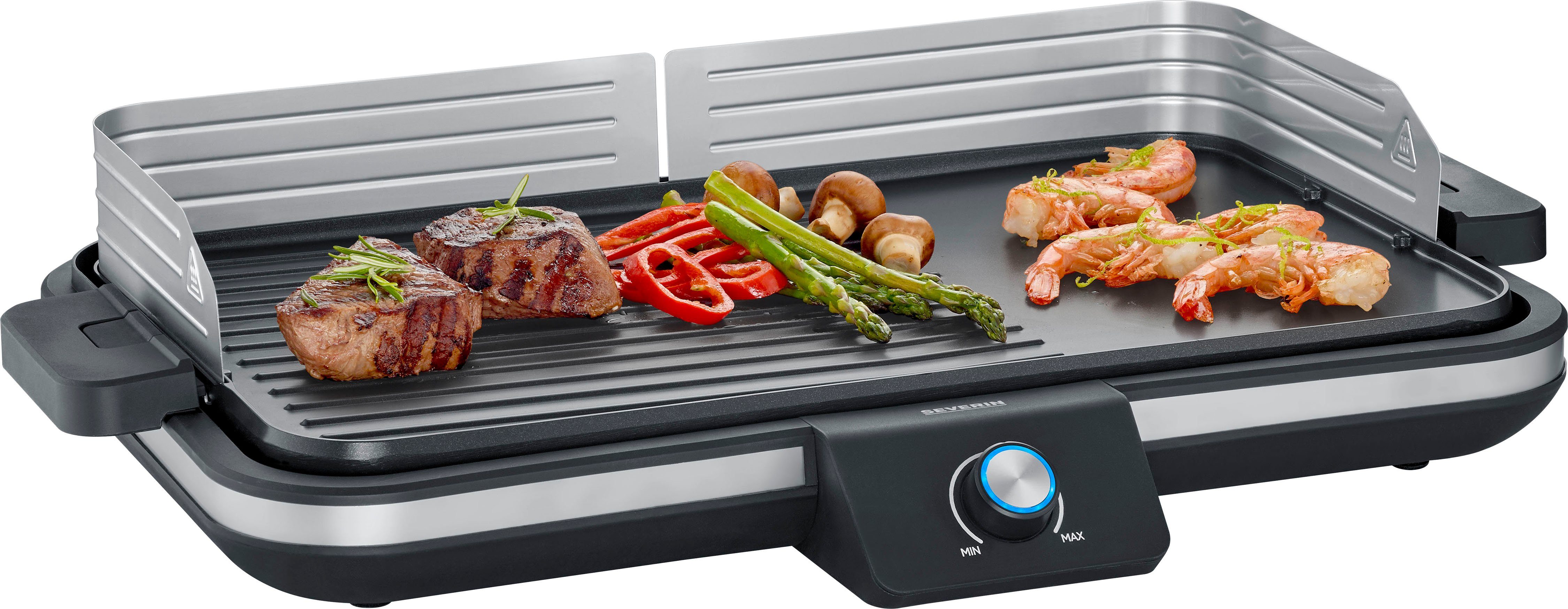 Severin Tafelgrill Plancha, PG 8564 Na enkele minuten kan het grillplezier beginnen