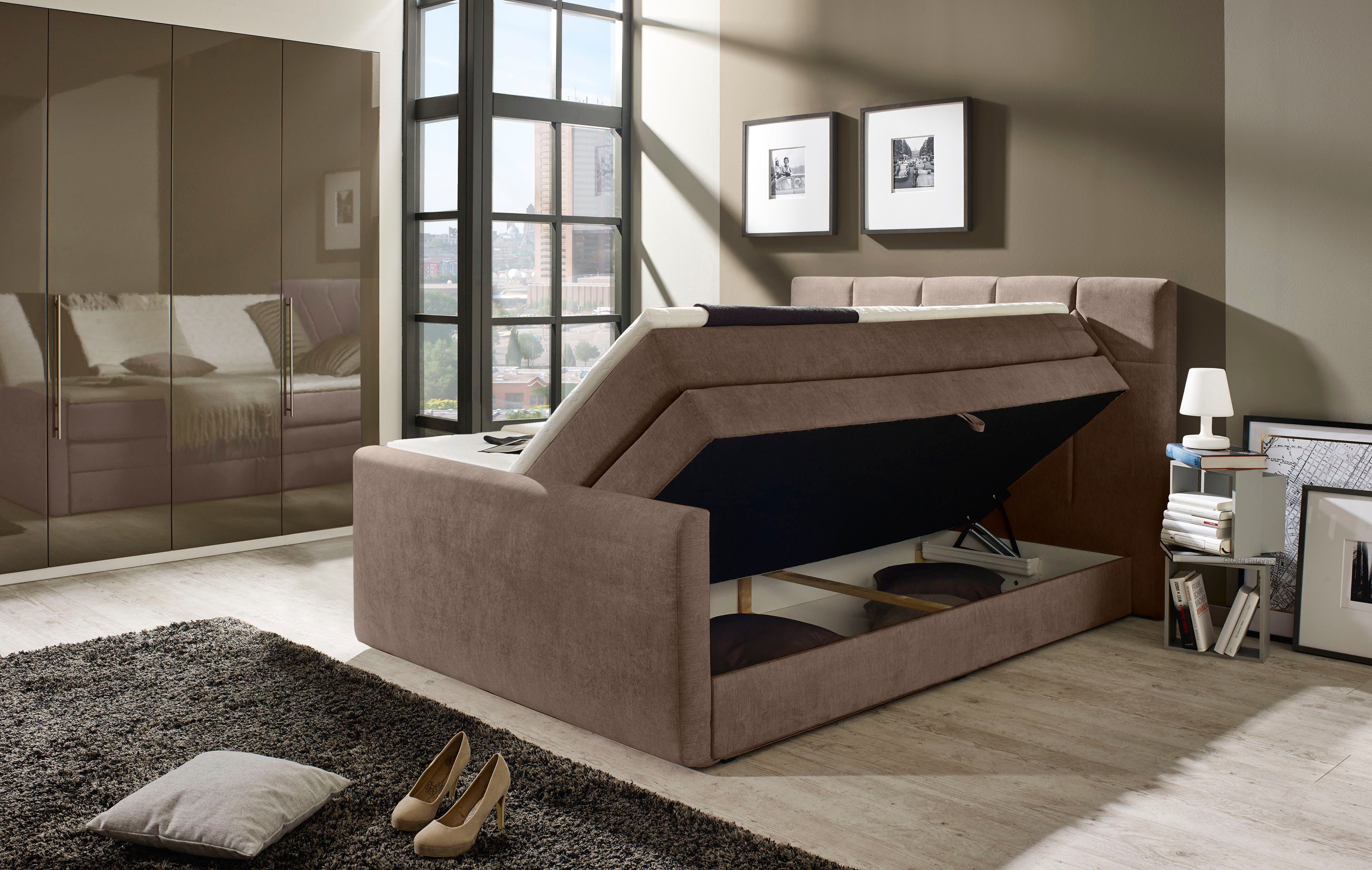 Places of Style Boxspring Atlanta inclusief topmatras en bedkist