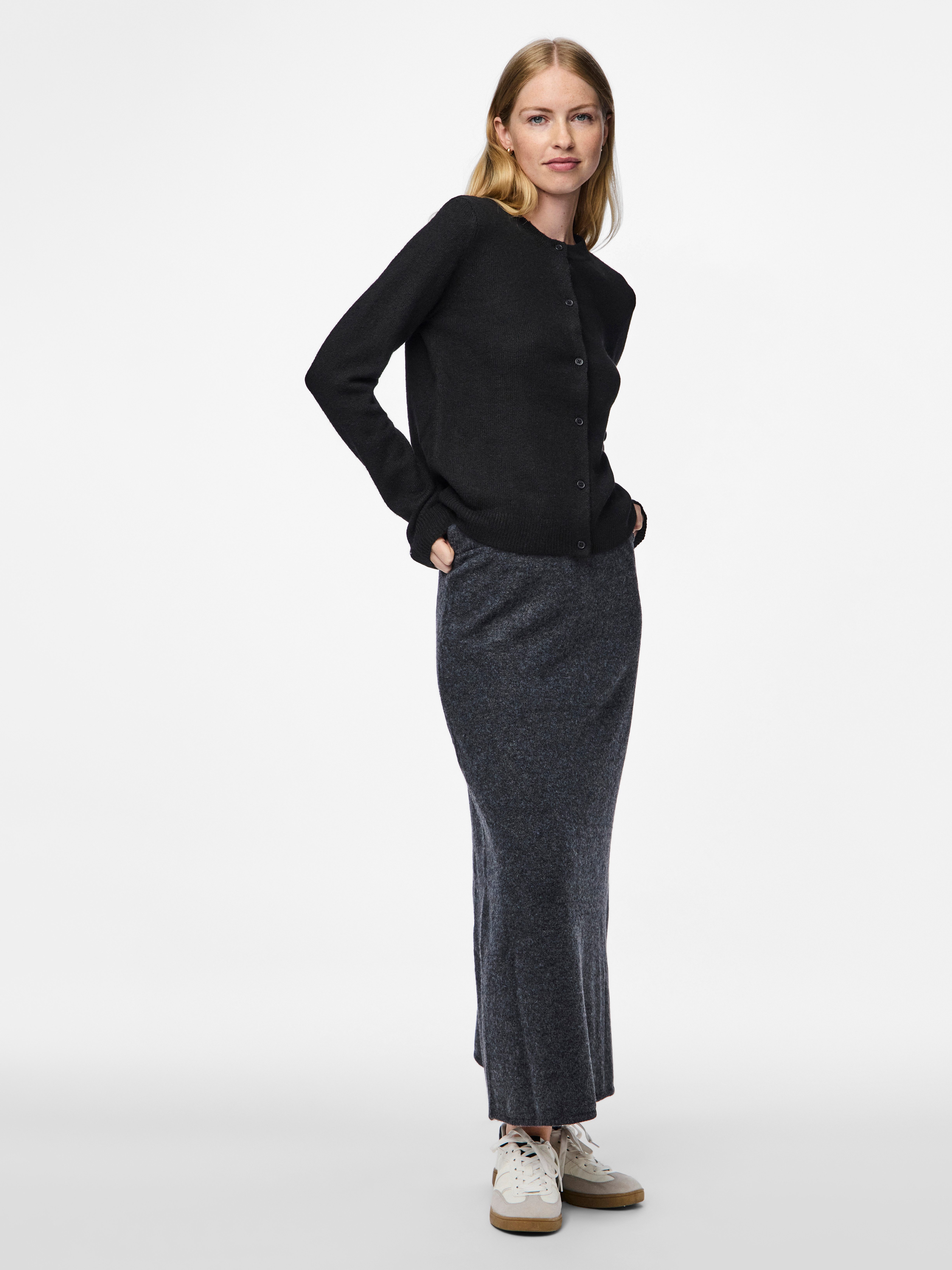 pieces Vest PCMALOU LS KNIT CARDIGAN NOOS BC