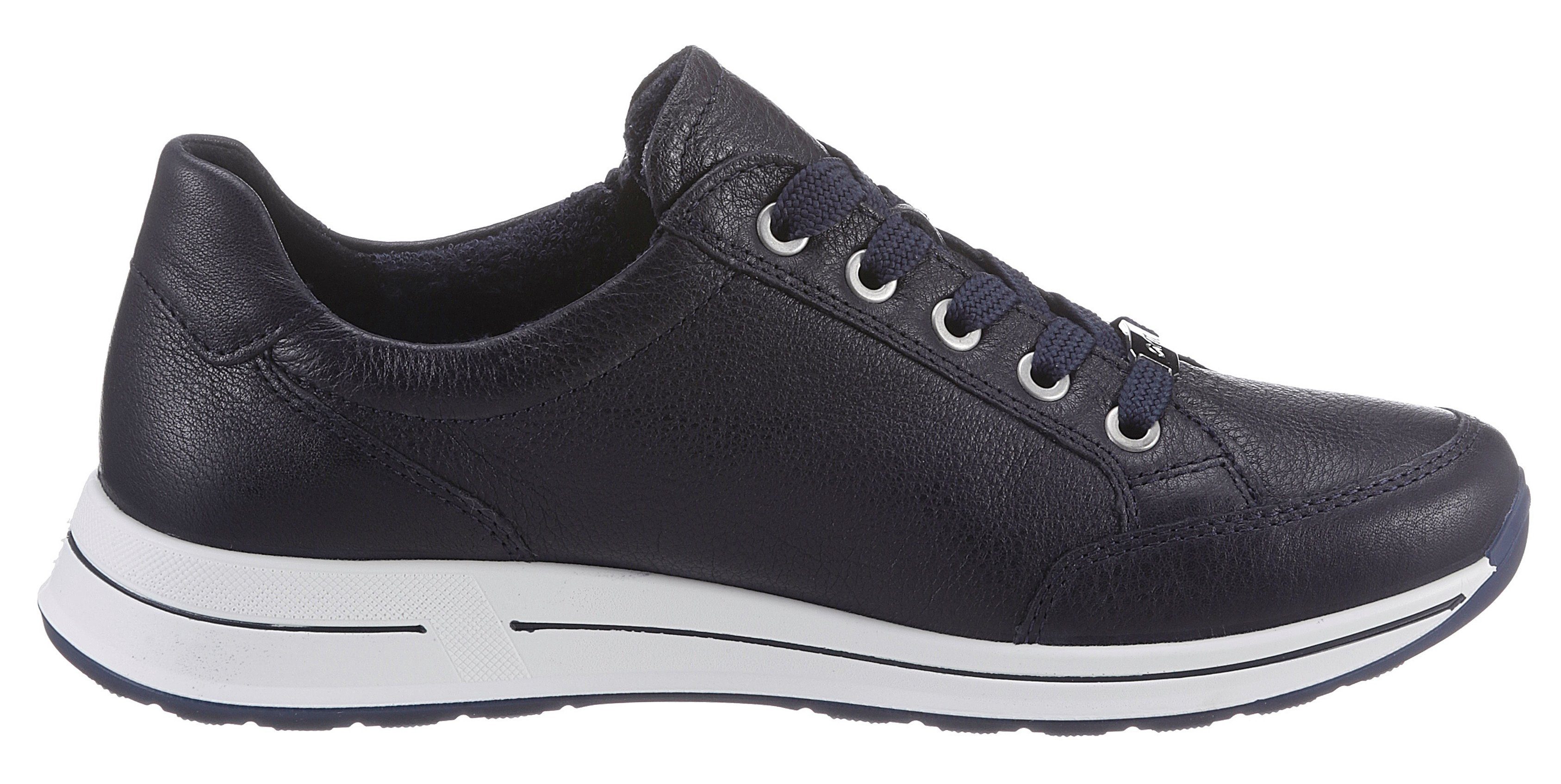 Ara Sneakers OSAKA met rits, h-breedte, vrijetijdsschoen, lage schoen, veterschoen