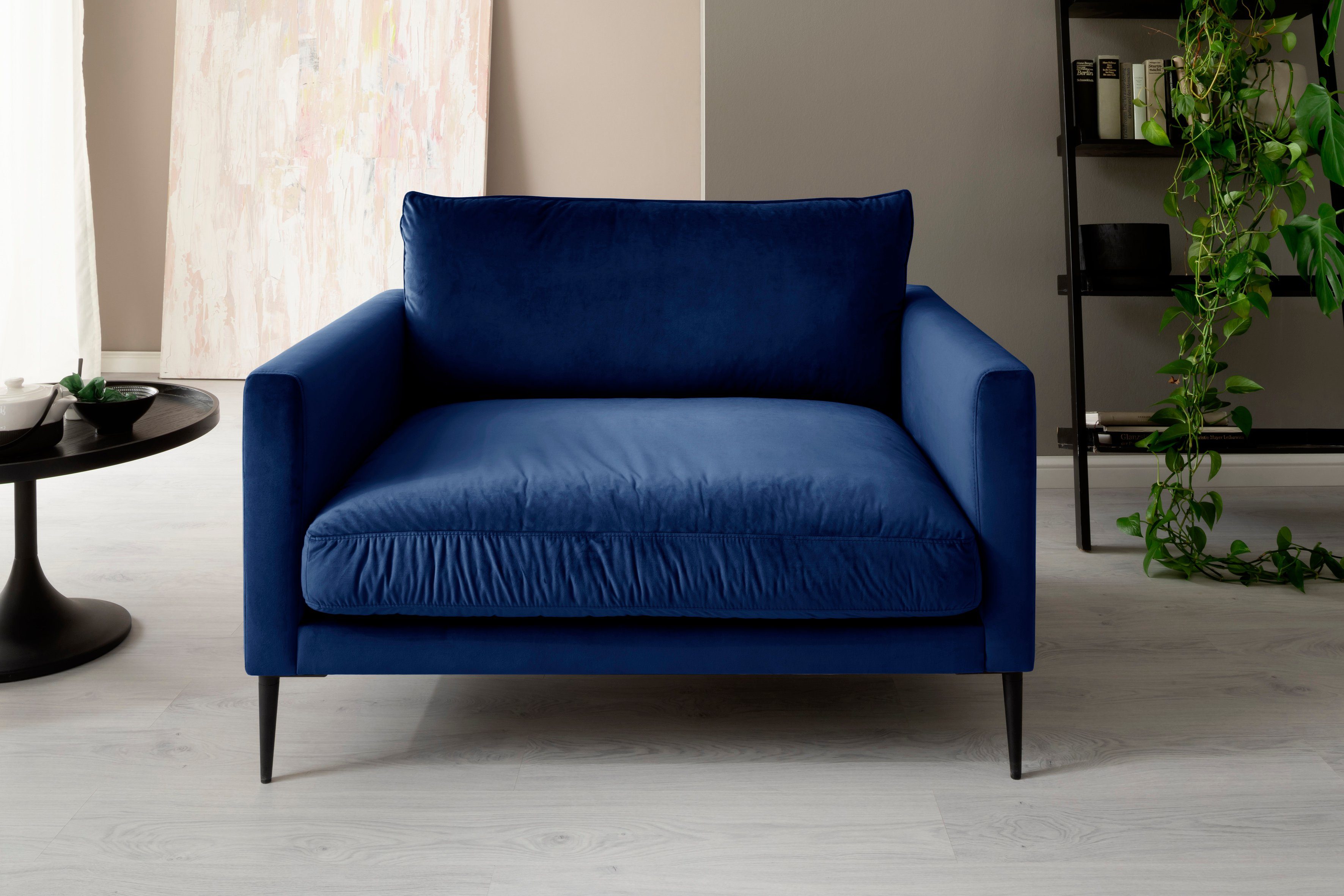 Trends by HG Fauteuil Svea met metalen voet, vrij plaatsbaar