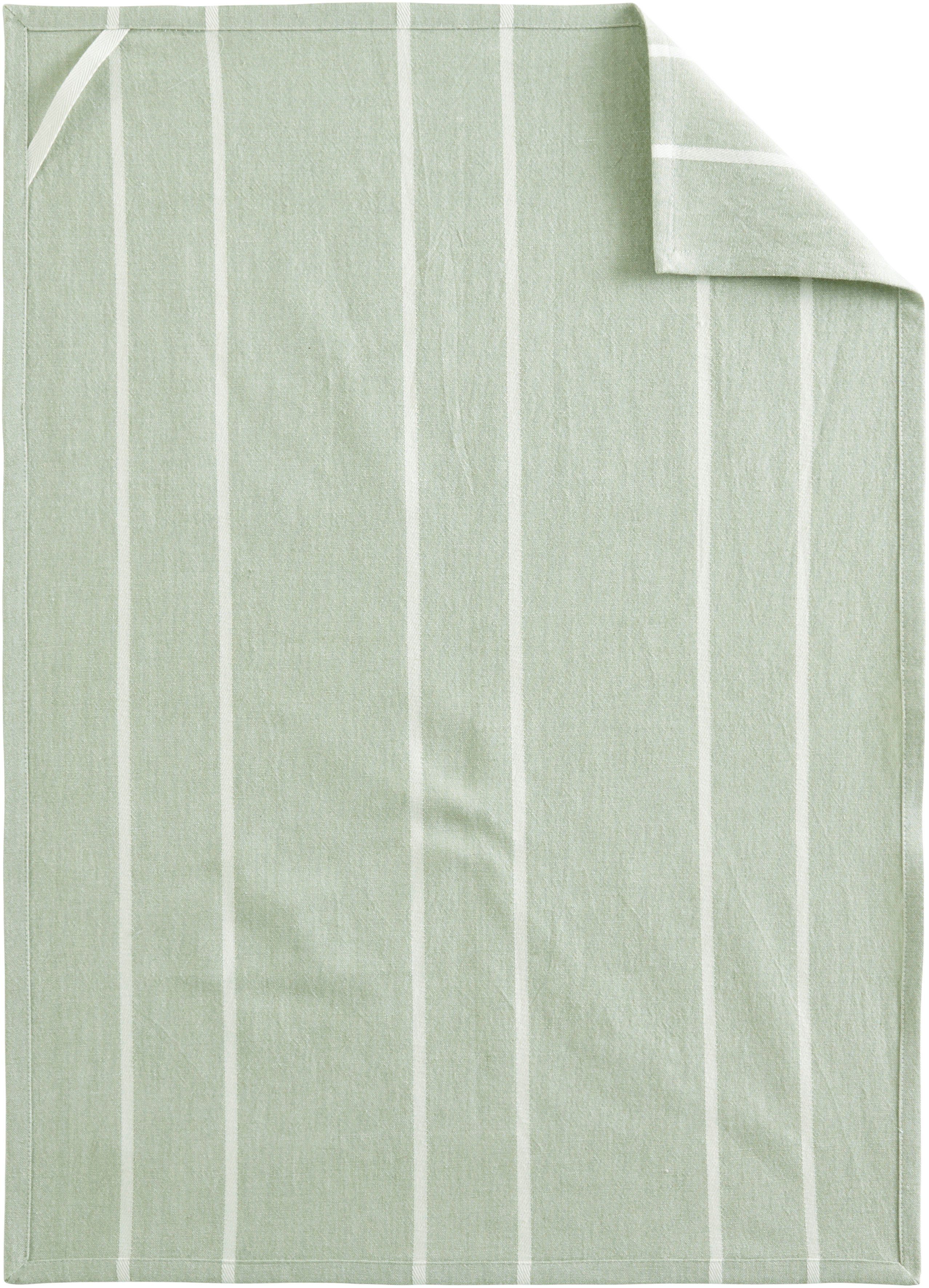 LeGer Home by Lena Gercke Theedoek Anisha, van 100% katoen in twee verschillende kleuren, afmetingen per doek ca. 50 x 70 cm (set, 10-delig)