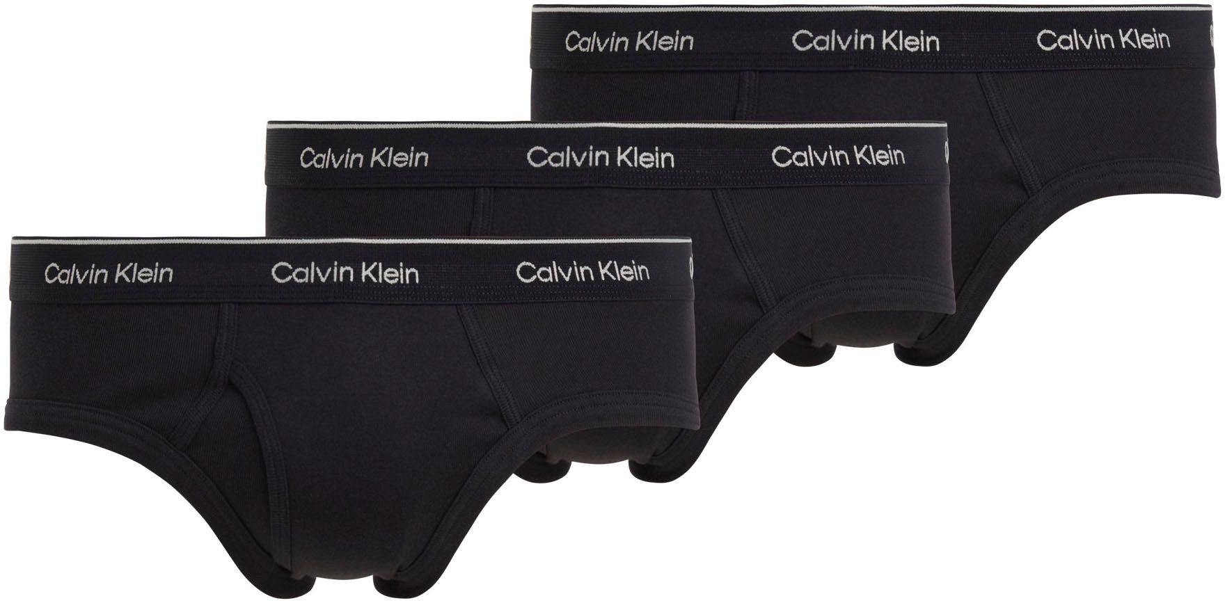 Calvin Klein Hipster HIP BRIEF 3PK met logo-elastische tailleband (3 stuks) (Set van 3)