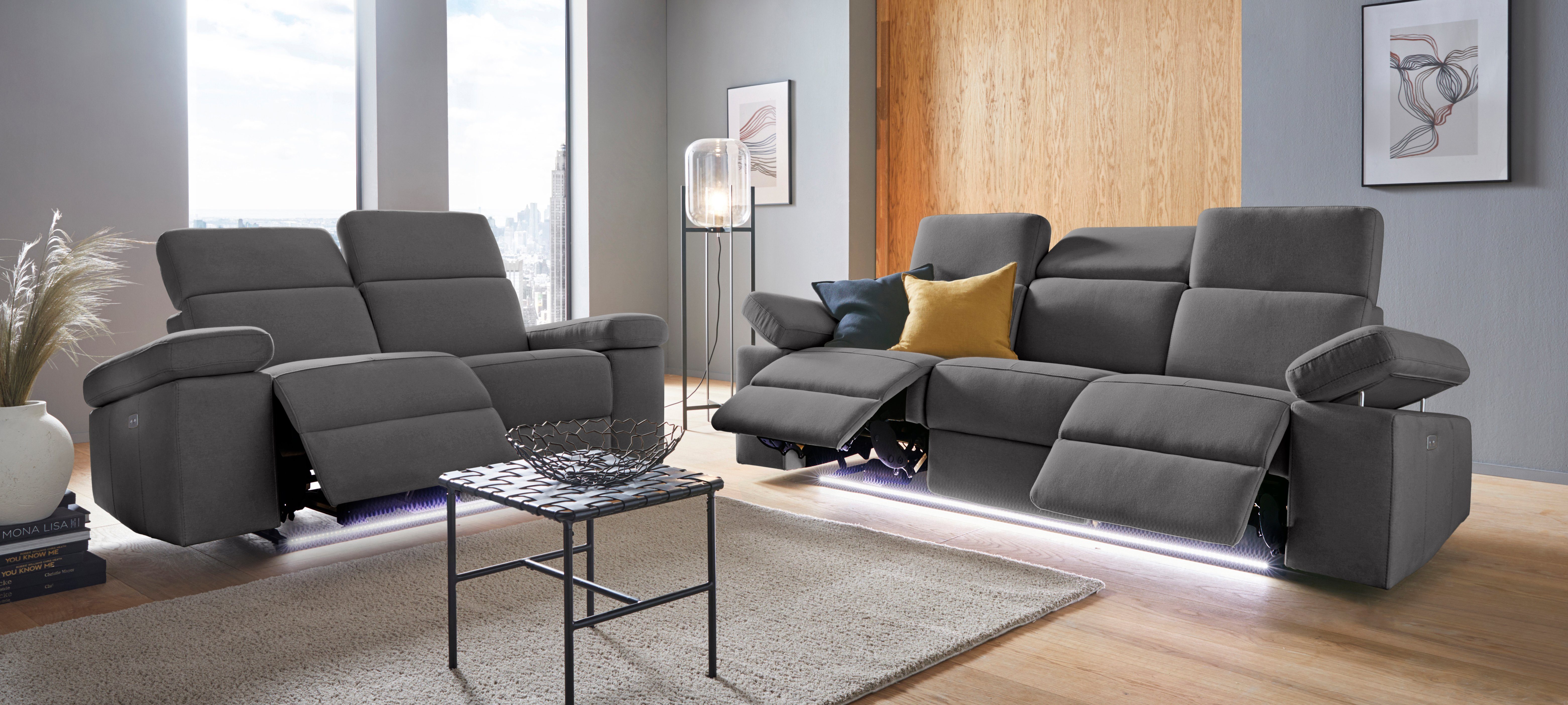 Places of Style Zithoek Kilado met relaxfunctie, verstelbare armleuning, verstelbare hoofdsteun