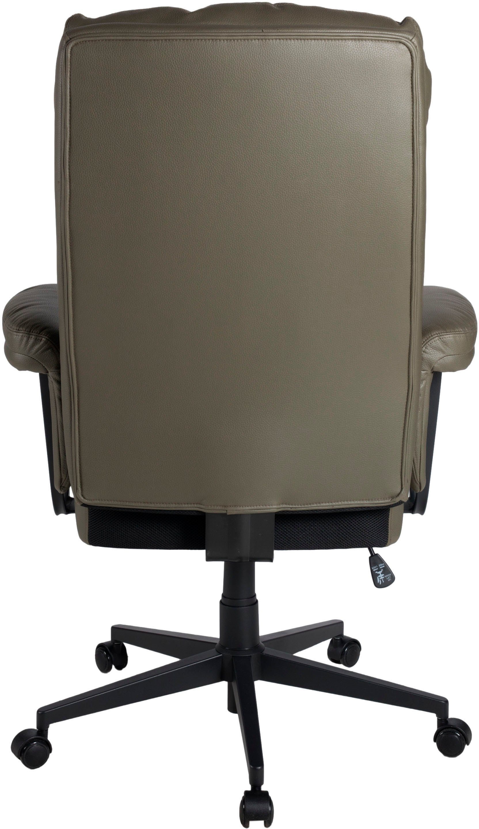 Duo Collection Bureaustoel Tiago XXL Belastbaar tot 150 kg, pocketveren kern in de zitting