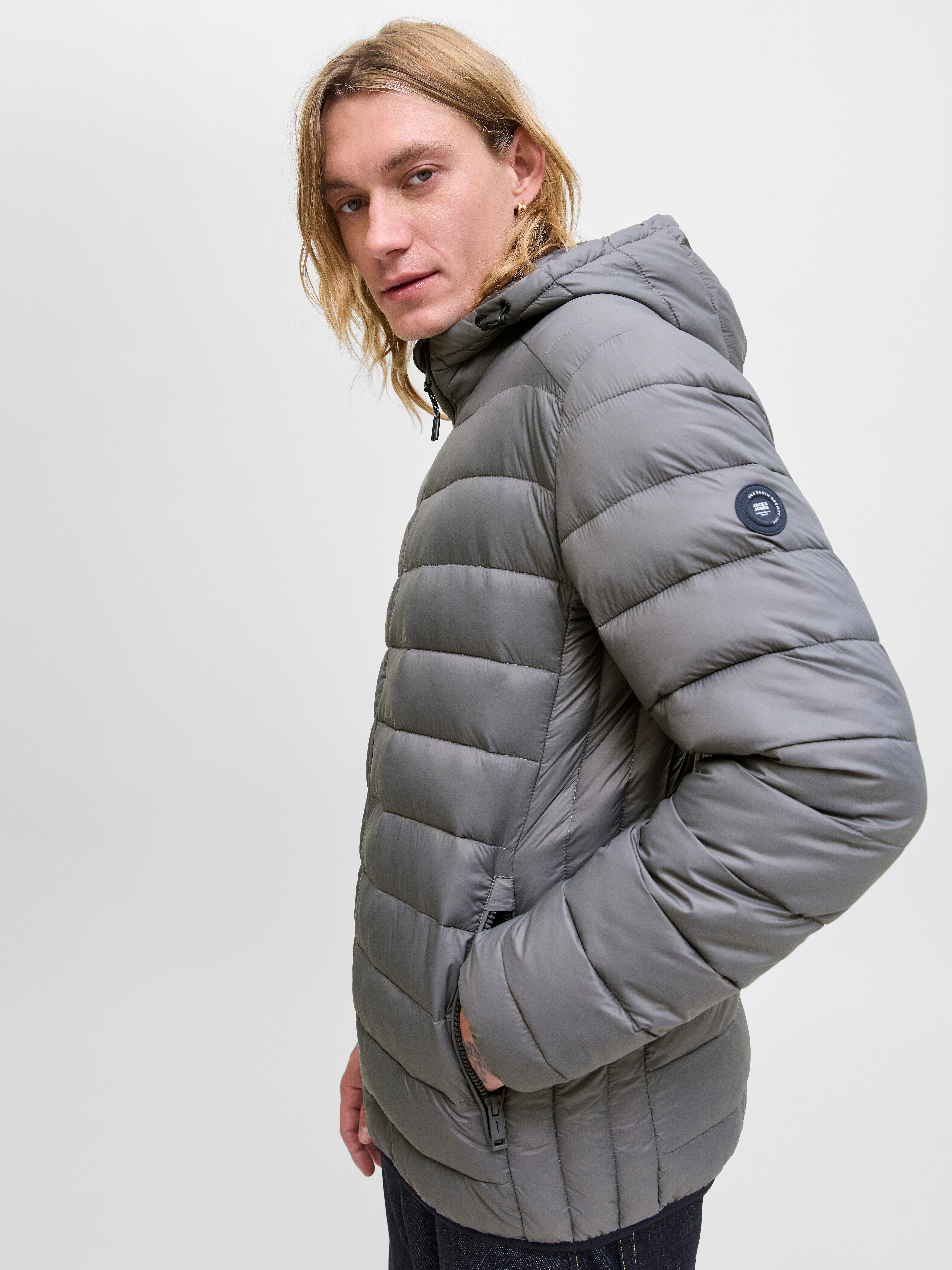 Jack & Jones Gewatteerde jas JJEBRADLEY LIGHT PUFFER HOOD NOOS