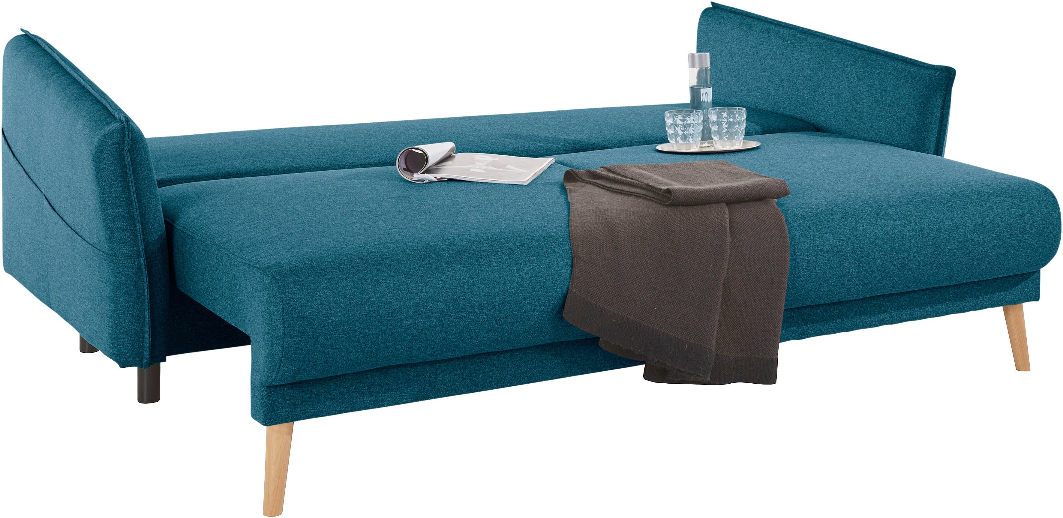 Home affaire Slaapbank Granbo incl. slaapfunctie en bedkist, binnenveringsinterieur, zijzak