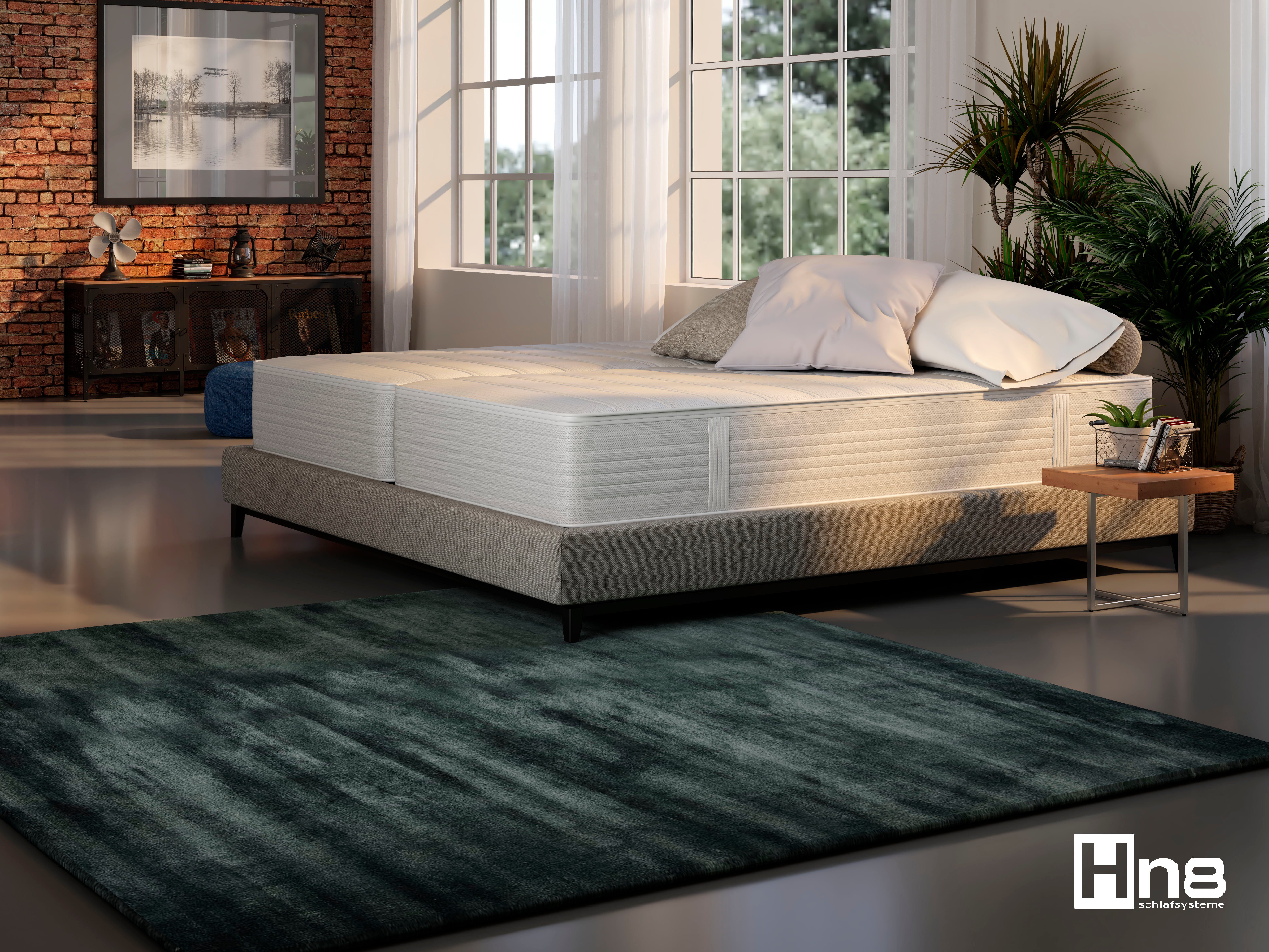 Hn8 Schlafsysteme Boxspringmatras Dynamische TFK, innovatieve Lumatex-hybridschuim verkrijgbaar in 90x200 cm, 140x200 cm en vele andere maten hoogte 25 cm