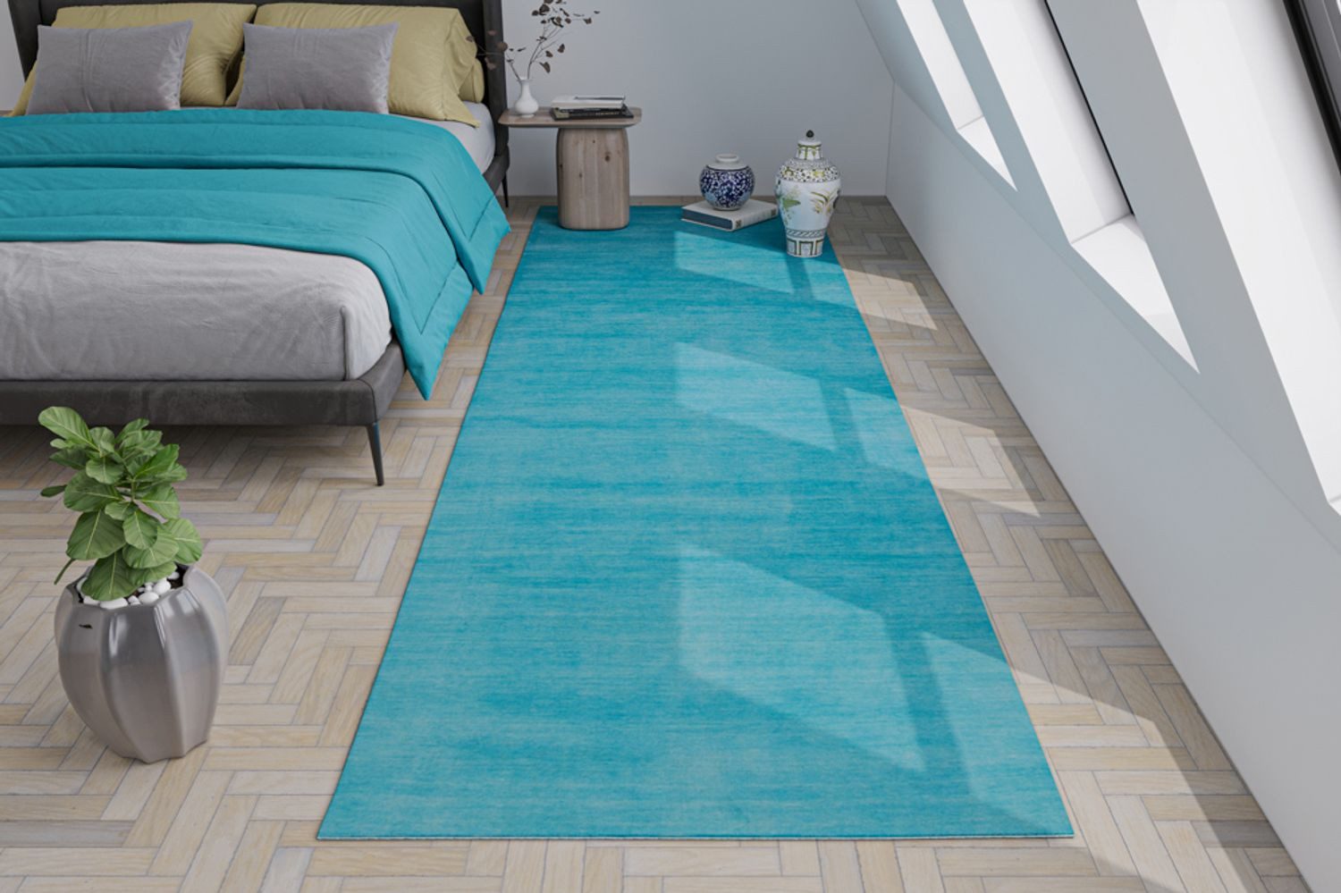 morgenland Loper LORIBAFT TEPPSTAR zuiver scheerwol unikleur
