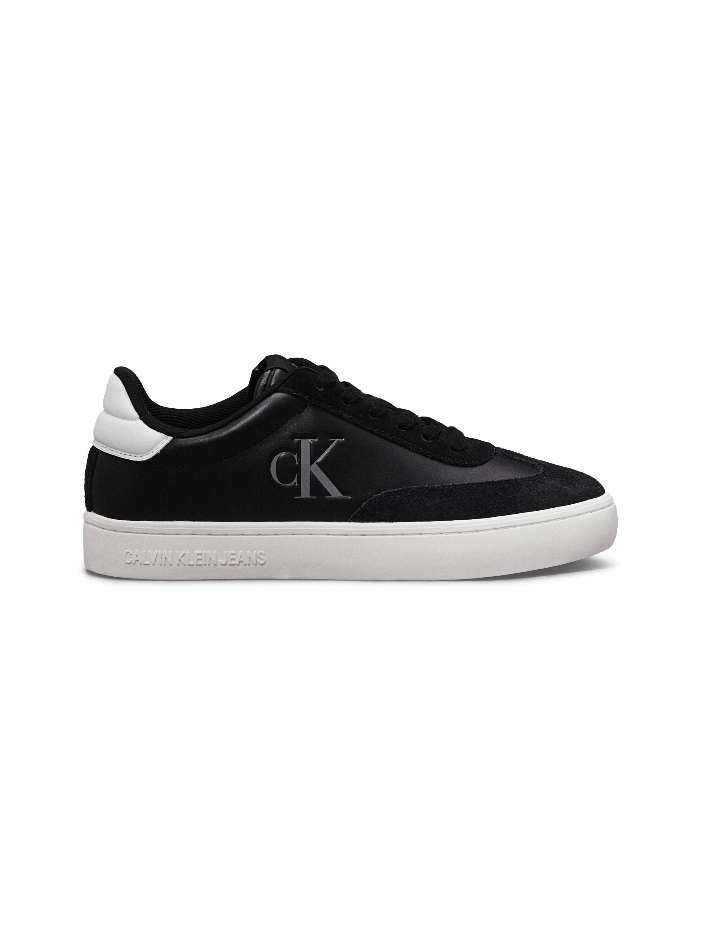 Calvin Klein Plateausneakers CLASSIC CUPSOLE LOW MG MIX veterschoen, lage schoen, vrijetijdsschoen met gepolsterde schachtversteviging