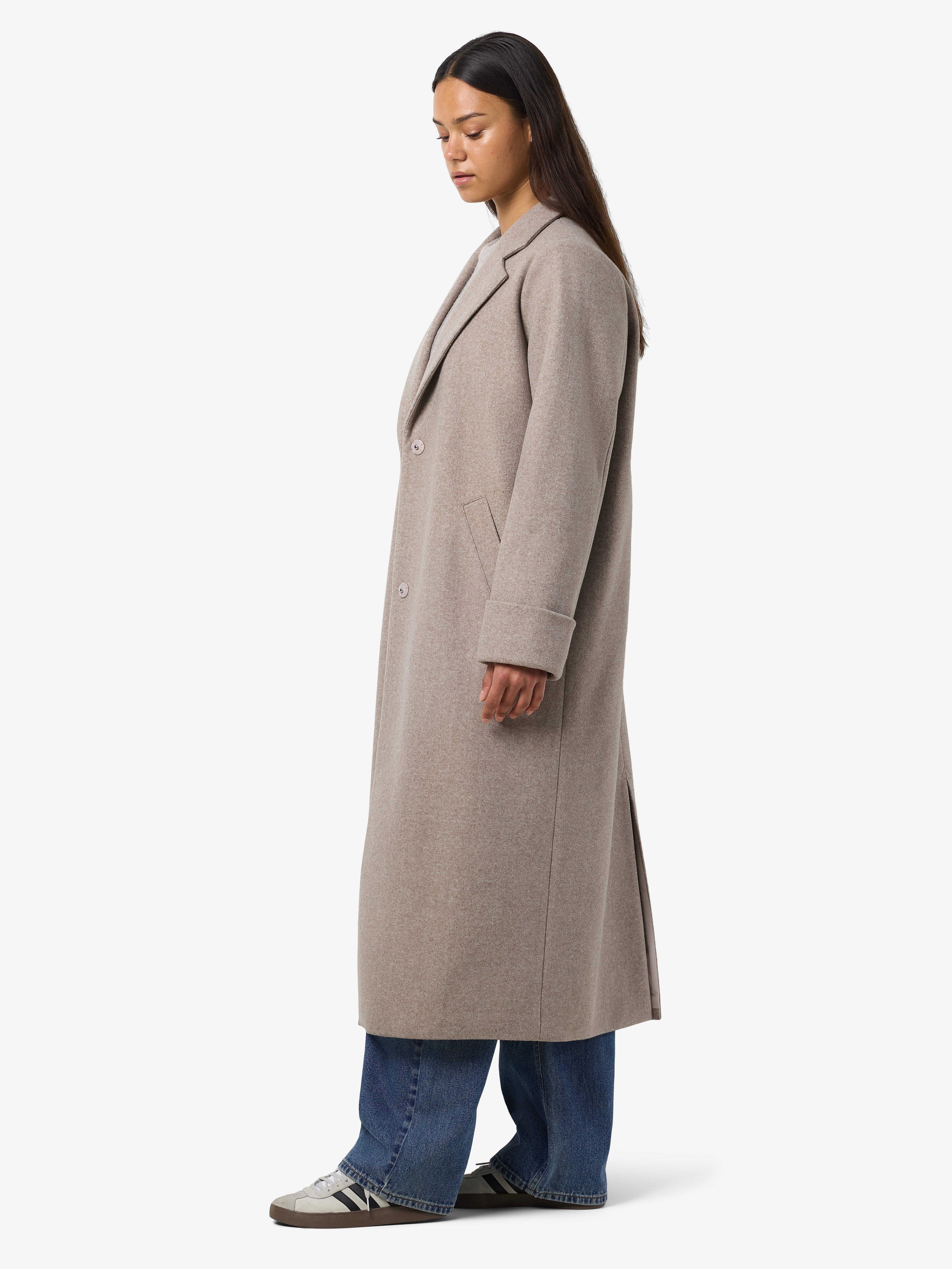 Noisy may Lange jas NMCADDY L/S LONG COAT FWD NOOS