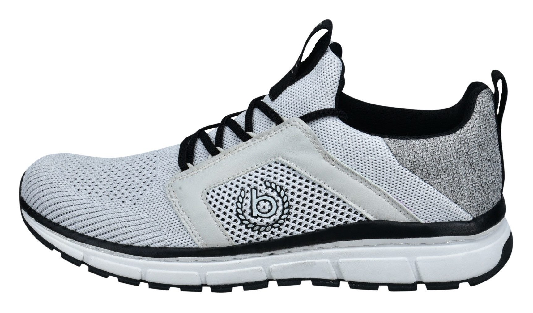 Bugatti Sneakers , veterschoenen, lage schoen, vrijetijdsschoen, contrasterende afwerking op de hiel
