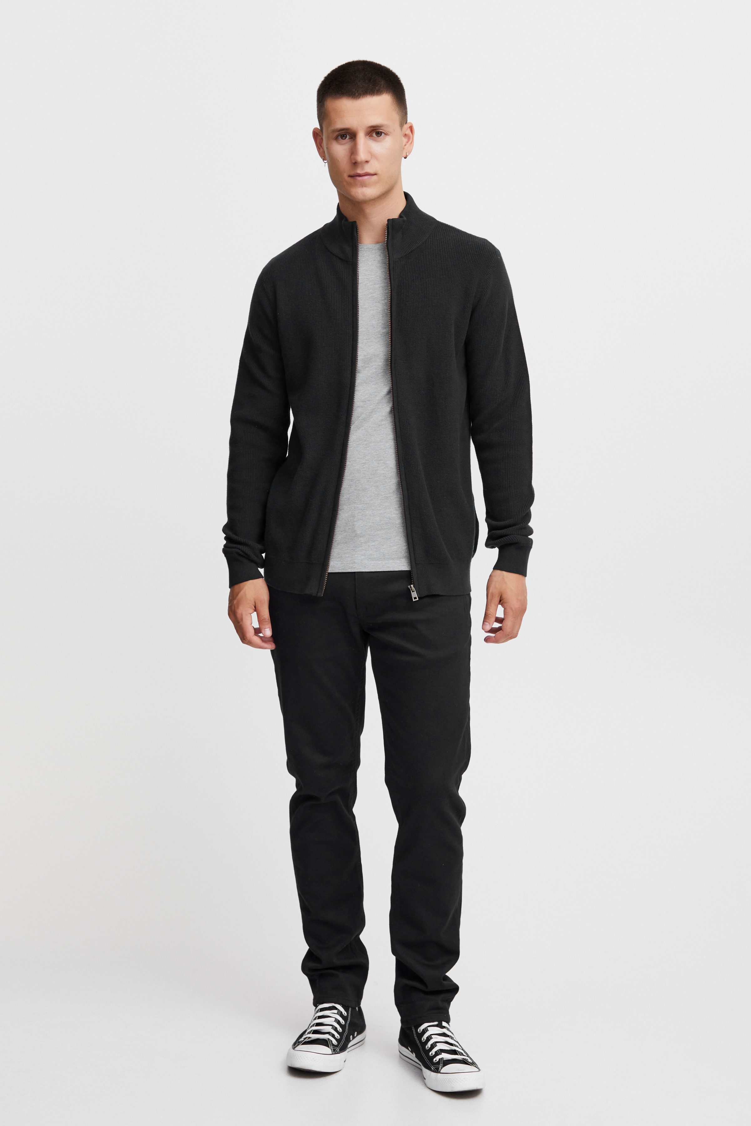 Blend Trui met staande kraag BHCodford zipthrough