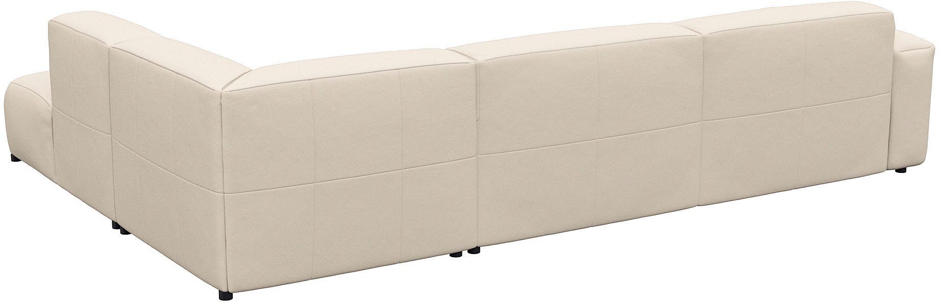FLEXLUX Hoekbank Lucera, super comfortabel door hoogwaardige zitconstructie met koudschuim