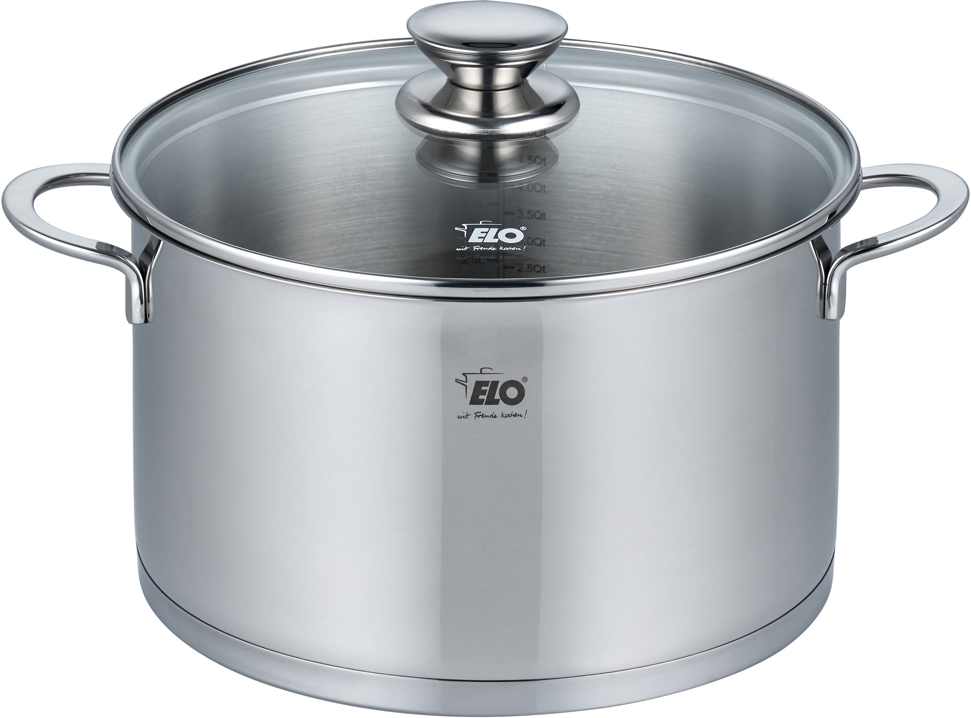 Elo Braadpan Galant geïntegreerd olie-dosering systeem, inductie, ø 20 cm braadpannen zilver(kleur)
