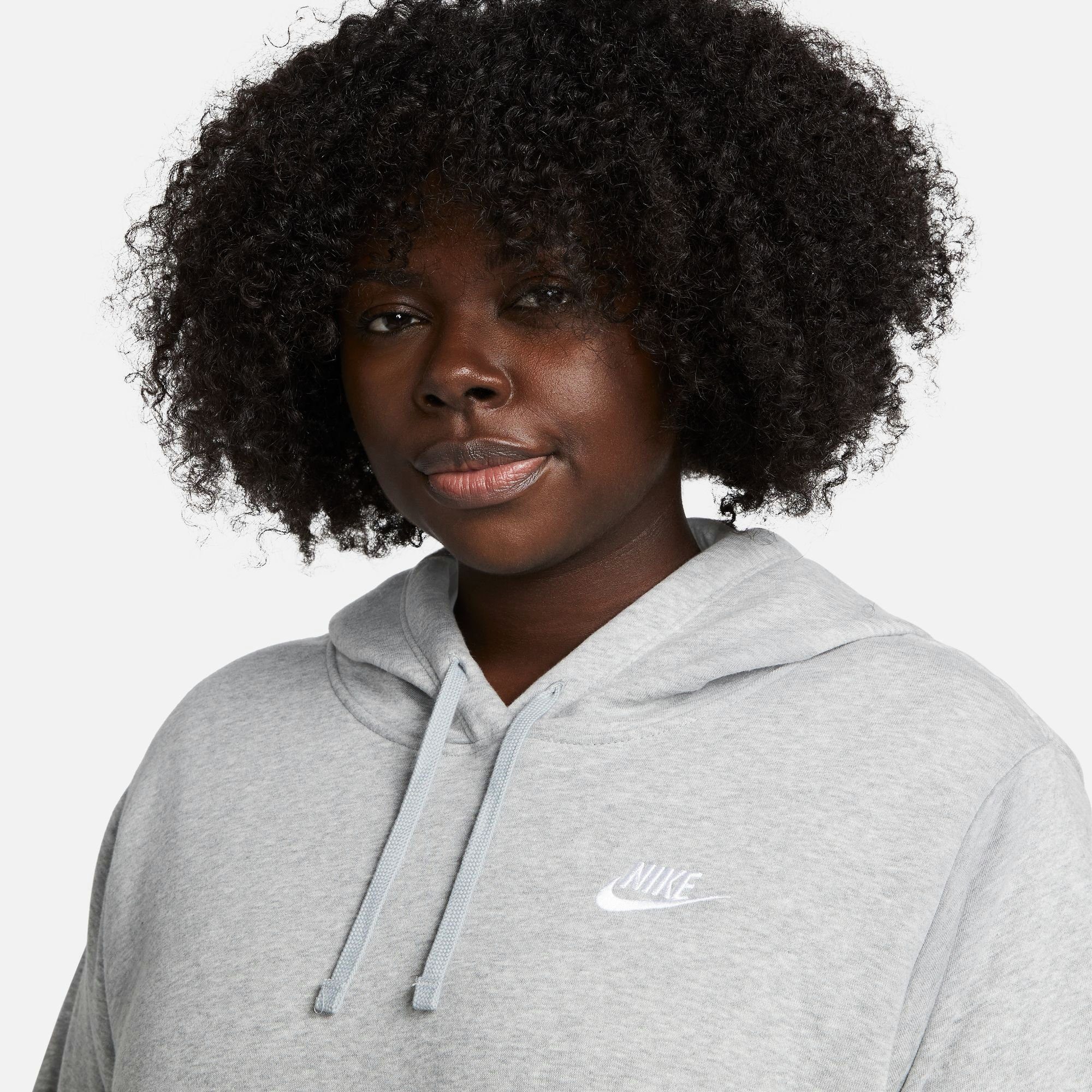 Nike Sportswear Hoodie Club Fleece Women's Pullover Hoodie (Plus Size)