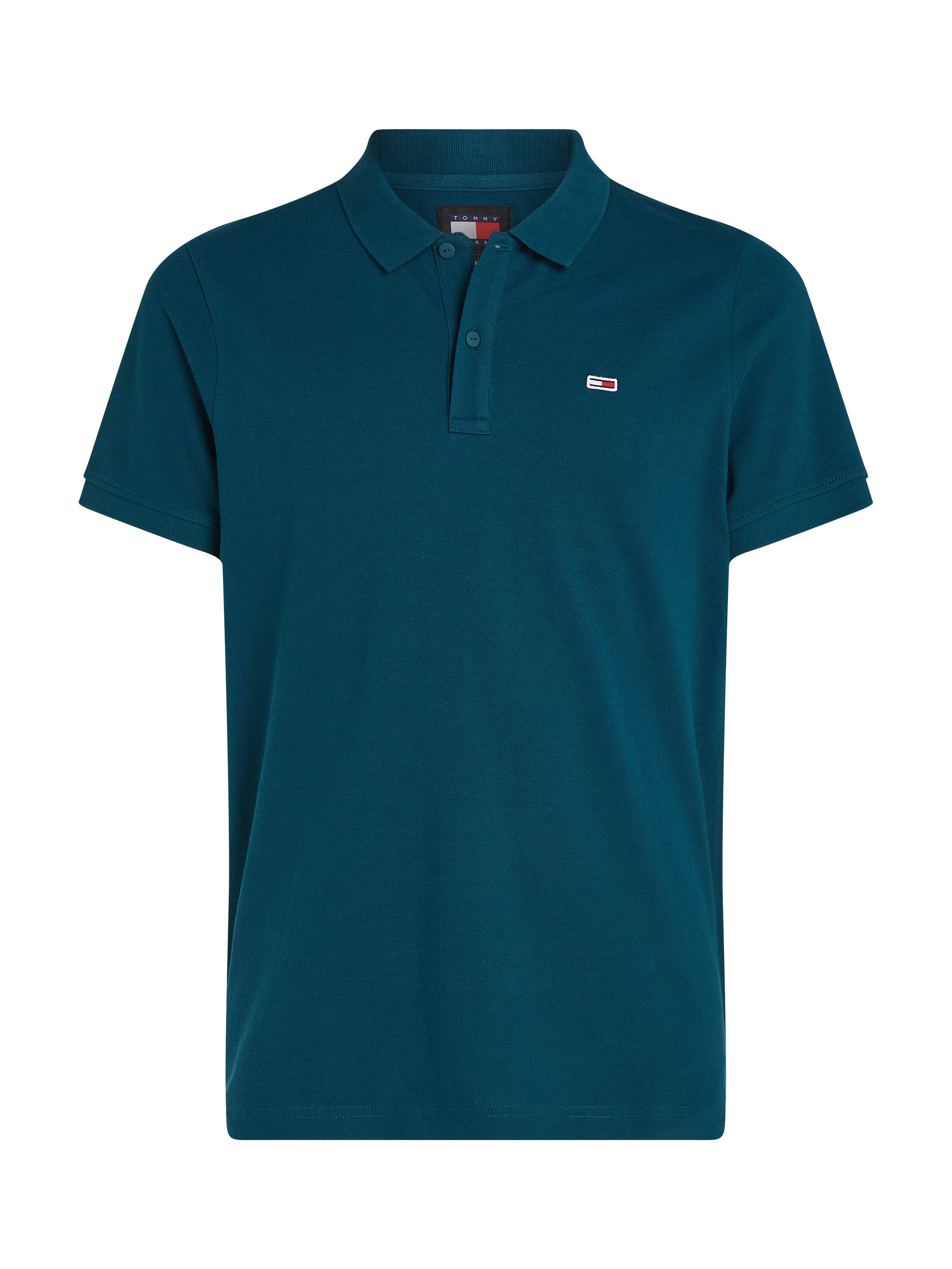 Tommy Jeans Plus Poloshirt TJM SLIM PLACKET POLO EXT Grote maten met logo-borduurwerk