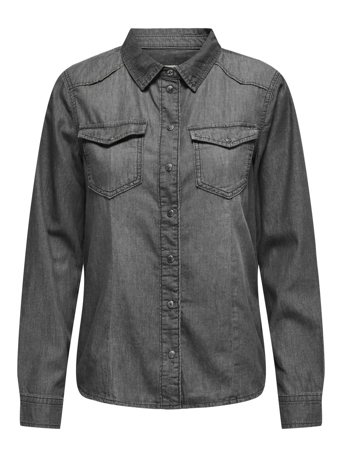 Only Jeans blouse ONLALEXA L S DNM SHIRT FS NOOS