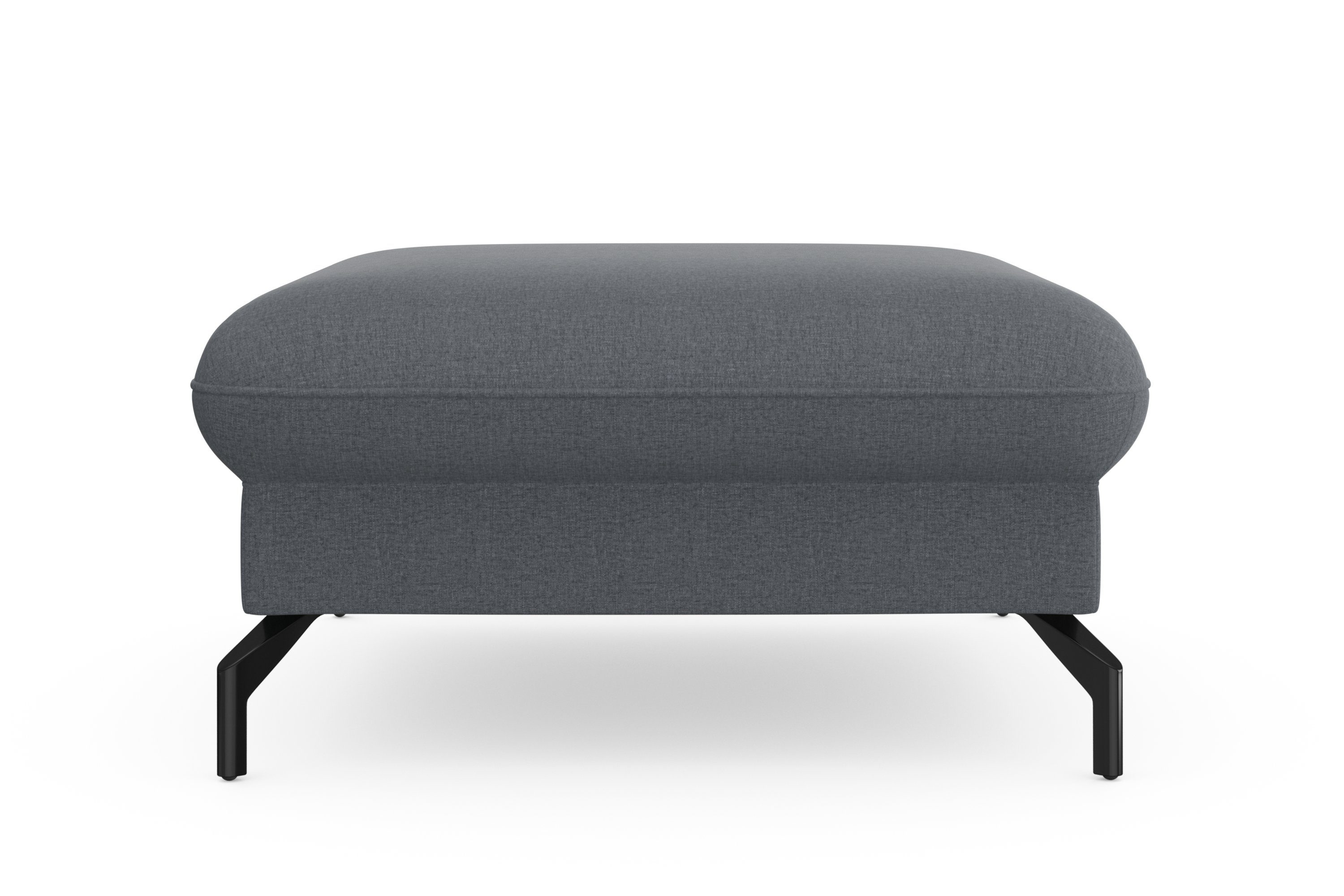 sit&more Hocker Fashion met binnenvering, met hoogwaardige, zwarte metalen poten