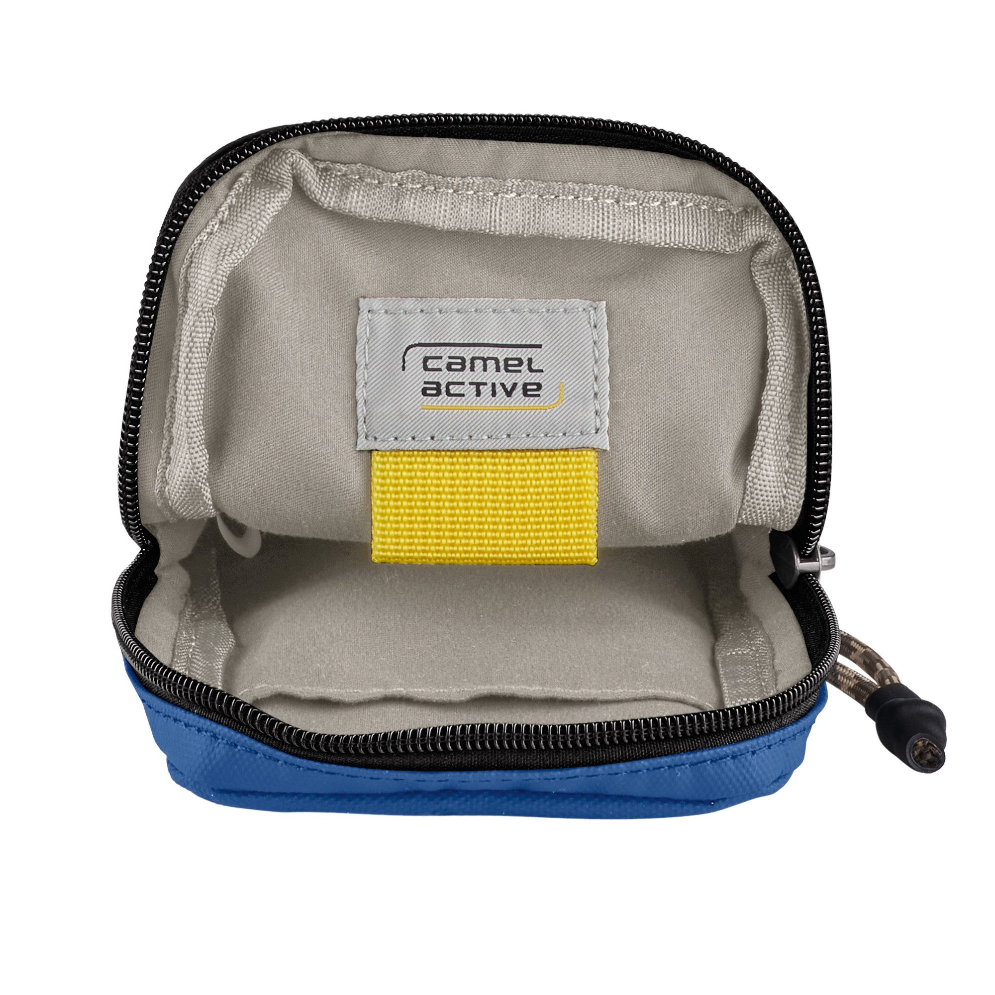 camel active Gsm-tasje Explore waterafstotend gerecycled nylon en reflecterende ritsen