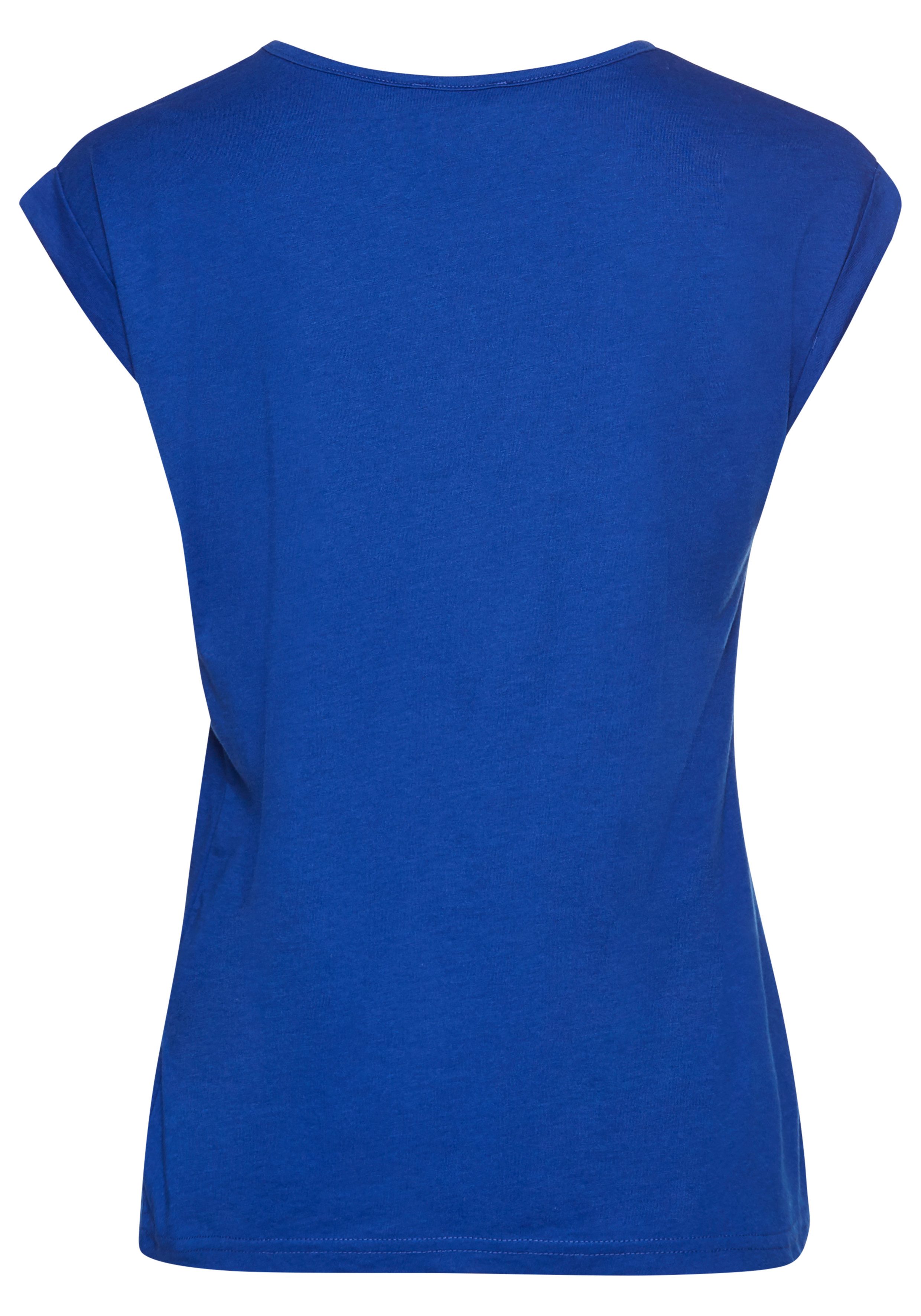 Boysen's T-shirt Korte mouwen, effen, ronde hals, voor vrije tijd en dagelijks gebruik