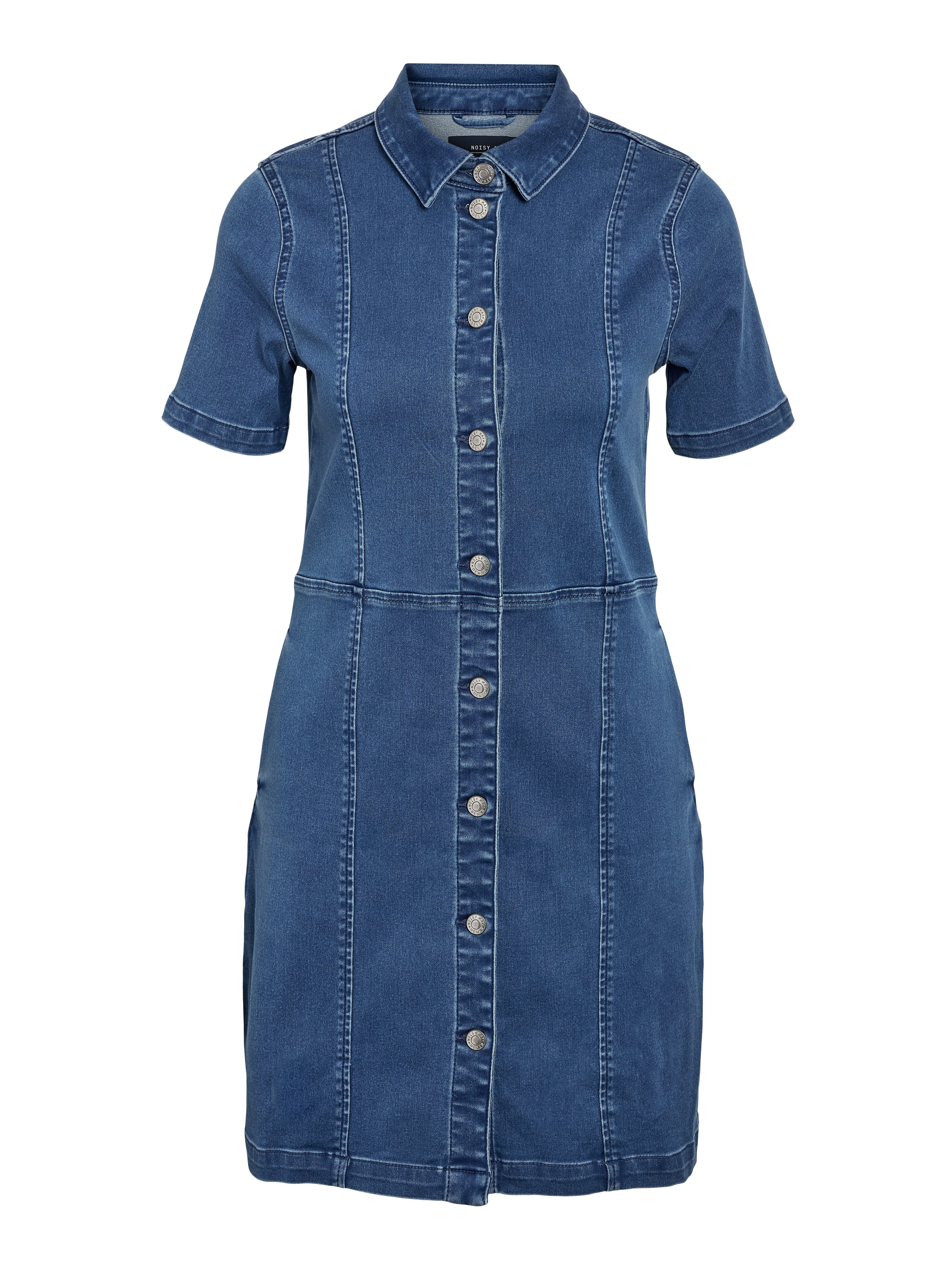 Noisy may Jeans jurk NMNISA S/S SLIM DENIM DRESS VI534MB NOOS