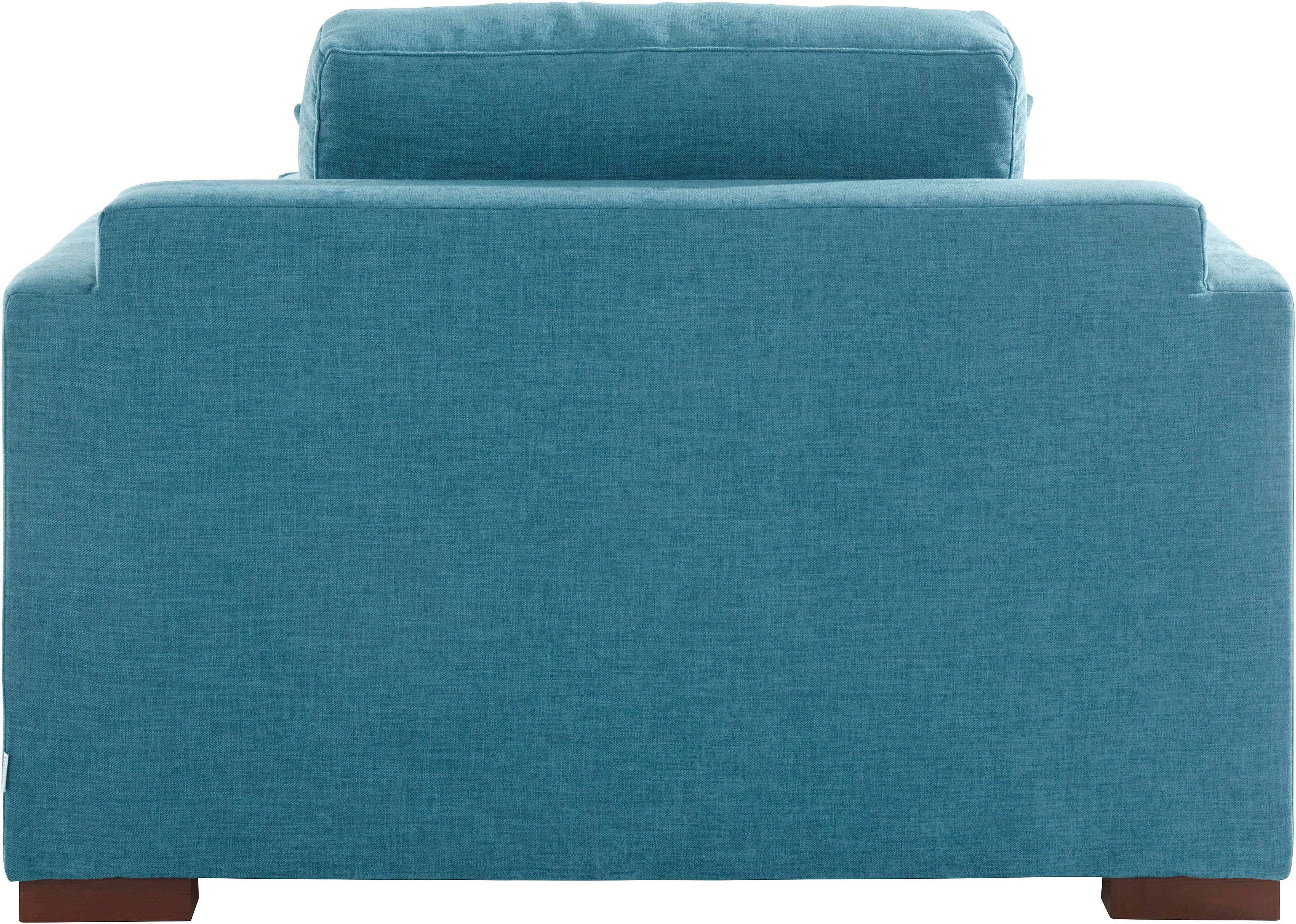 Home affaire Loveseat Fresh Pond fauteuil zacht zitcomfort, incl. sierkussen, bxdxh: 140x96x95 cm